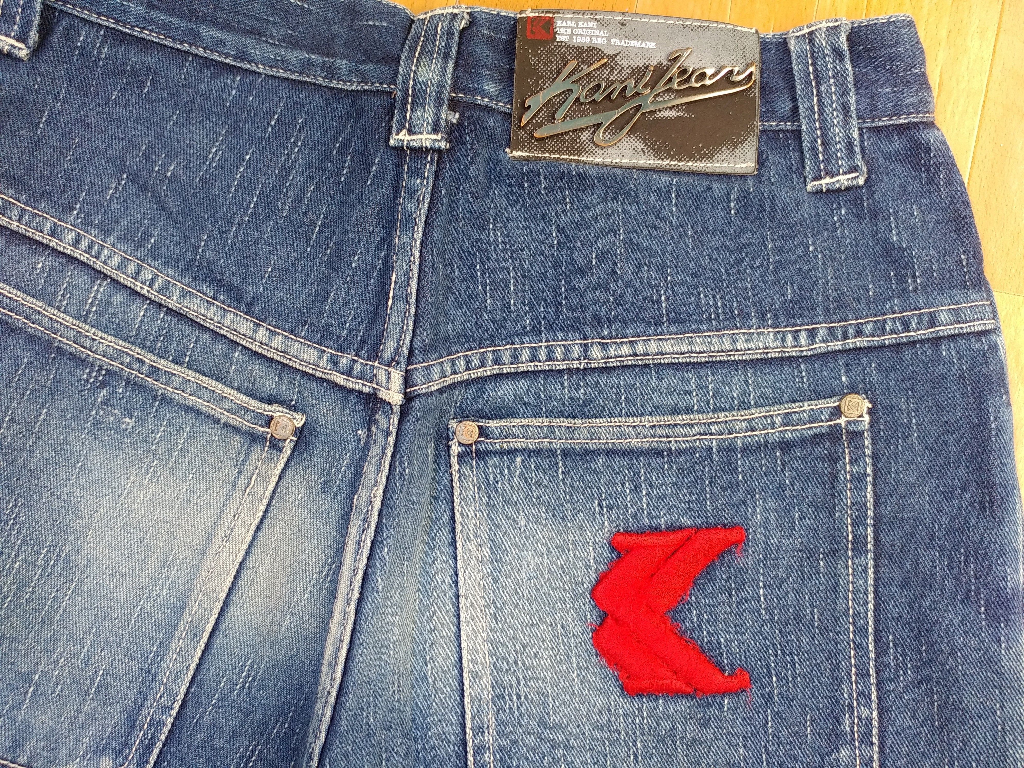 Karl Kani KARL KANI shorts, vintage hip hop baggy jeans, 90s size W 26 Size US 26 / EU 42 - 5 Thumbnail