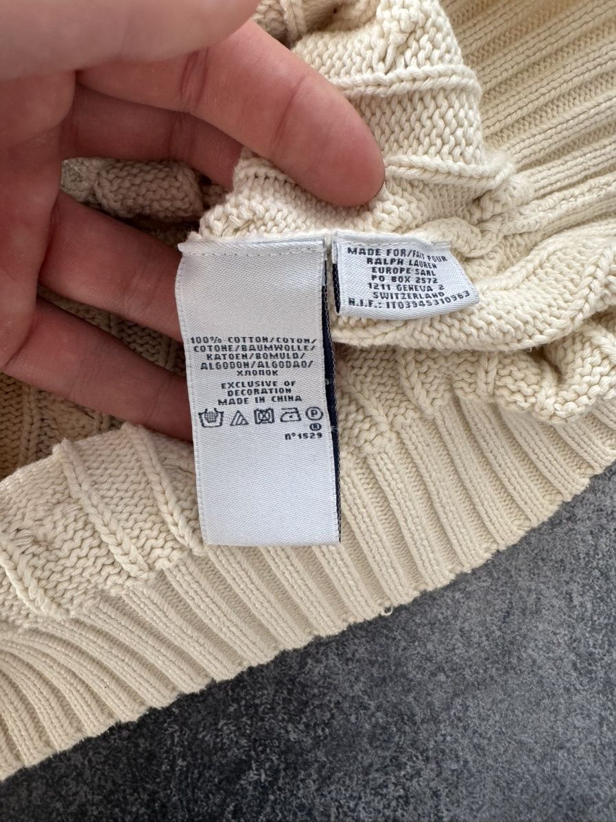 Polo Ralph Lauren Vintage Polo Ralph Lauren Sport Cable Knit Sweater Size M / US 6-8 / IT 42-44 - 6 Thumbnail