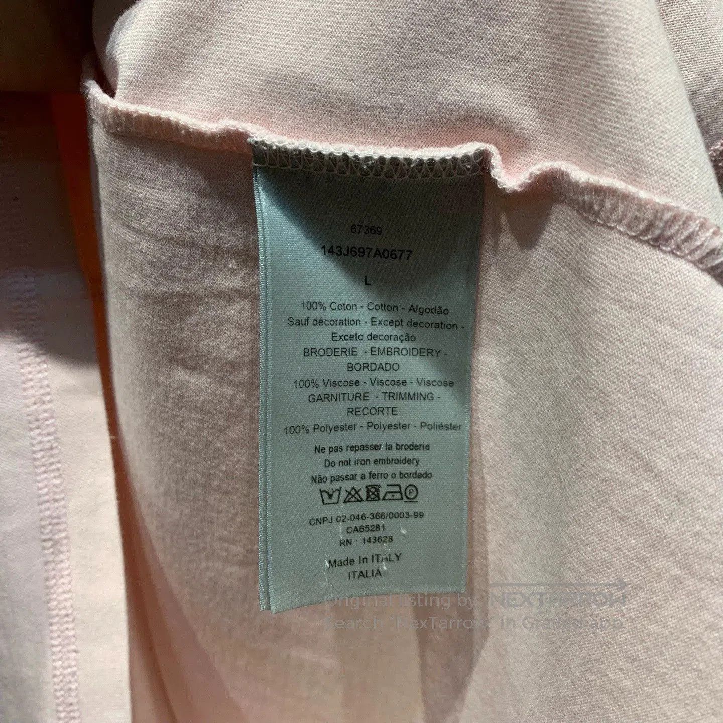 Dior dior x kenny scharf pink t-shirt. Size US L / EU 52-54 / 3 - 8 Thumbnail