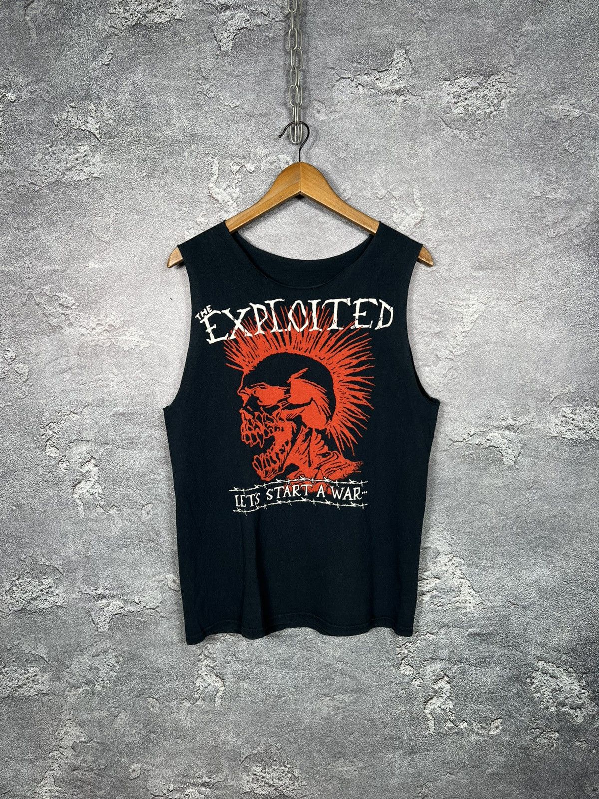 Band Tees Vintage The Exploited Tank Top Sleeves Size M Size US M / EU 48-50 / 2 - 1 Thumbnail