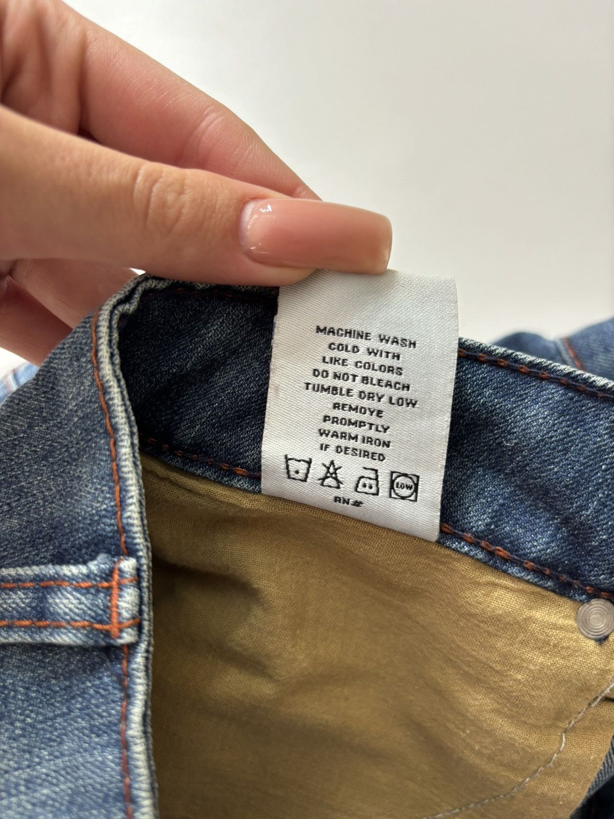 Christian Audigier × Designer × Vintage RARE CHRISTIAN AUDIGIER VINTAGE DENIM PRINTED MINI SKIRT 00s Size 30" / US 8 / IT 44 - 15 Thumbnail