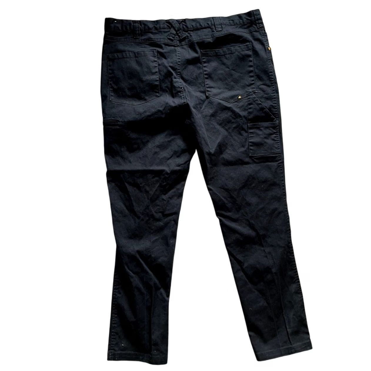 Caterpillar VINTAGE CAT Mens Navy Work Wear Carpenter Pants Size 42x32 Size US 42 / EU 58 - 2 Thumbnail