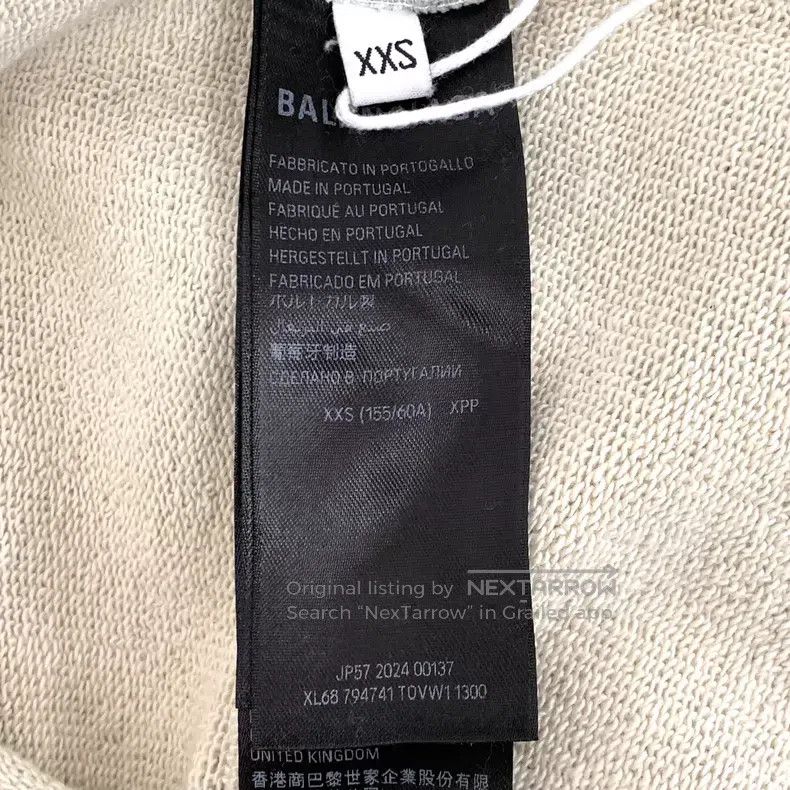 Balenciaga Balenciaga Size XXS Gray cotton casual wide leg seven-quar Size US 27 - 6 Thumbnail