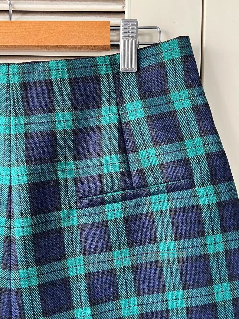 Other Dior Green plaid wool shorts Size 25" / US 0 / IT 36 - 5 Thumbnail