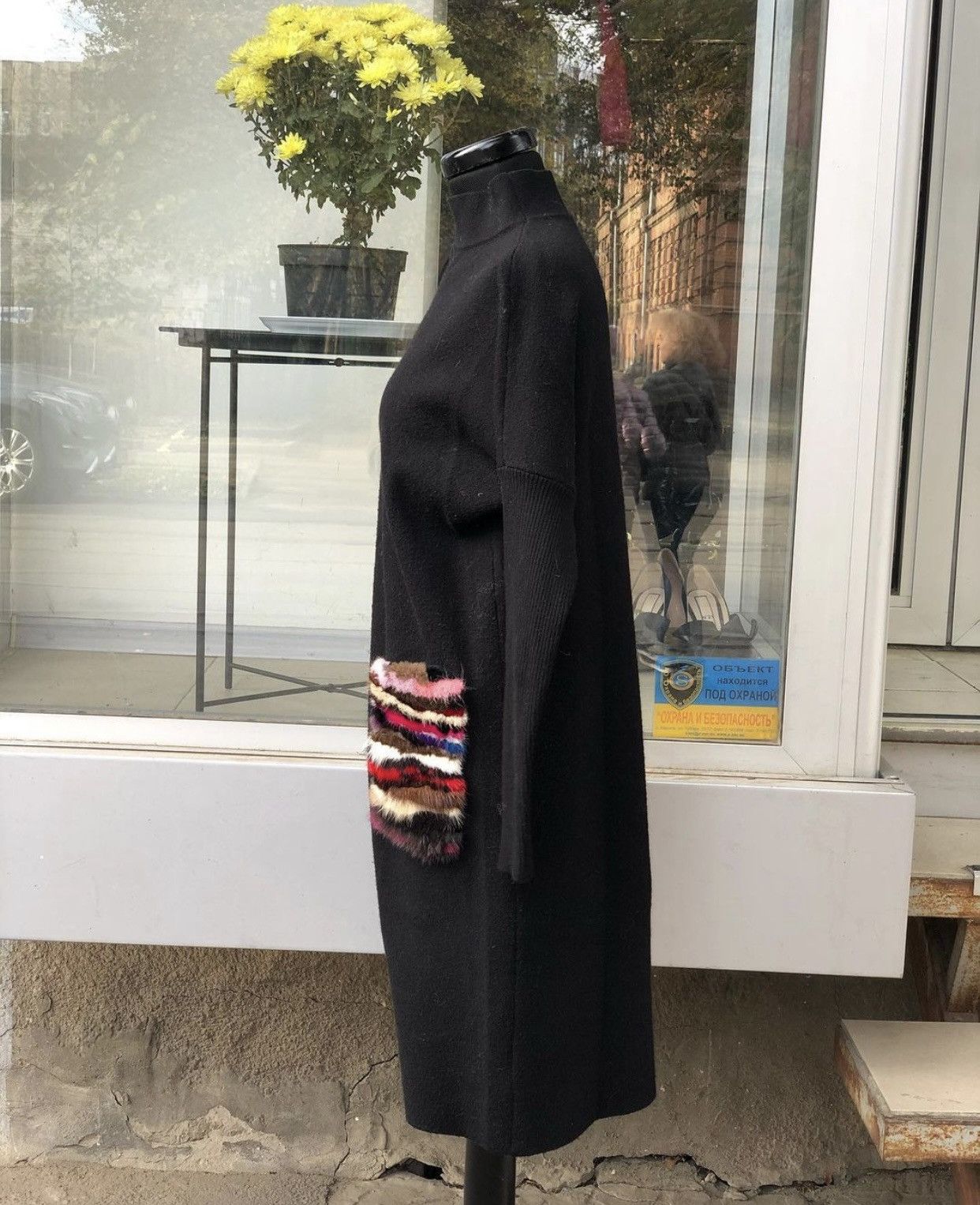 Other wool dress Black Dress with a pocket Size S / US 4 / IT 40 - 2 Thumbnail