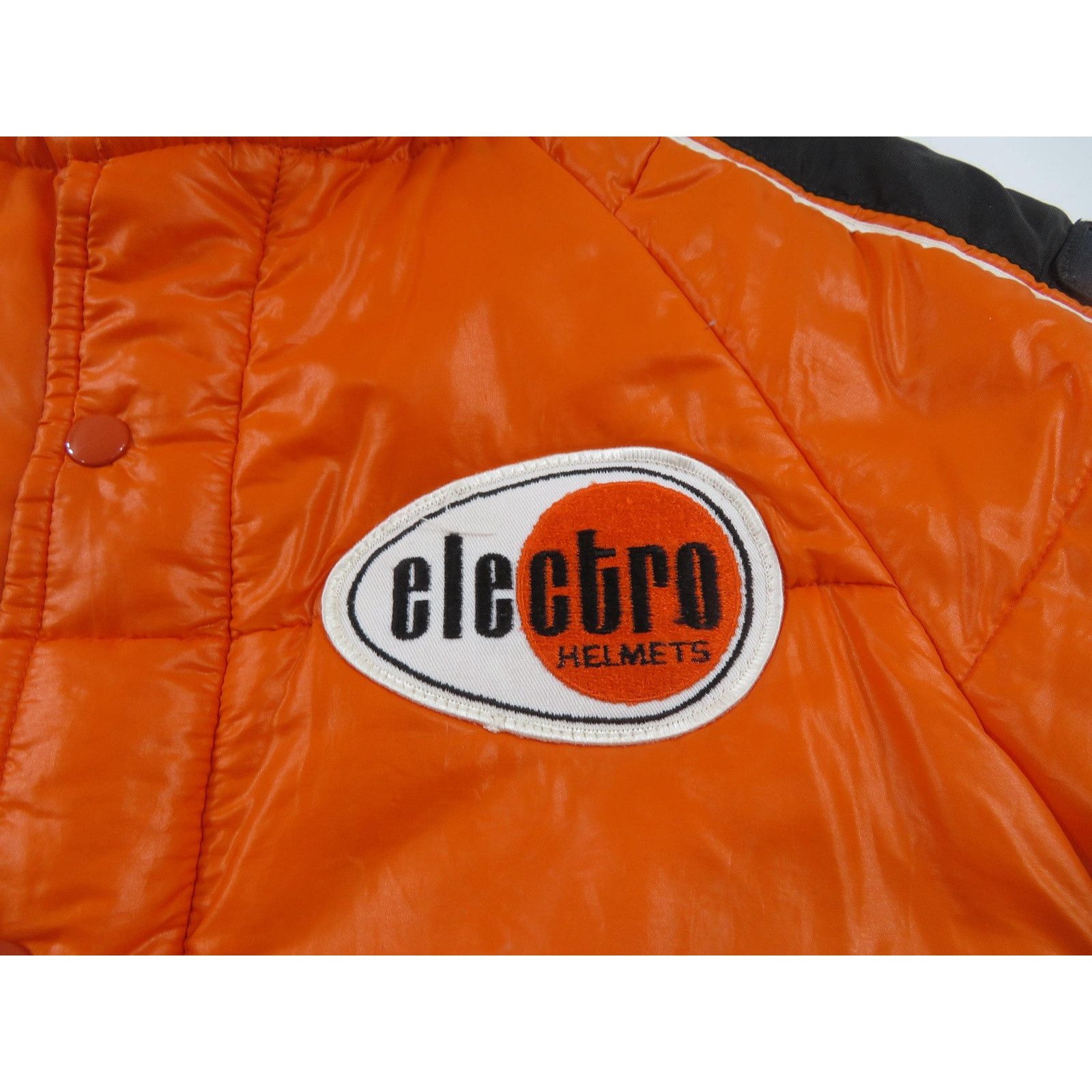 Other 1970s Electro Helmets Quilted Racing Orange Jacket Sz 2XS Size US XS / EU 42 / 0 - 7 Thumbnail