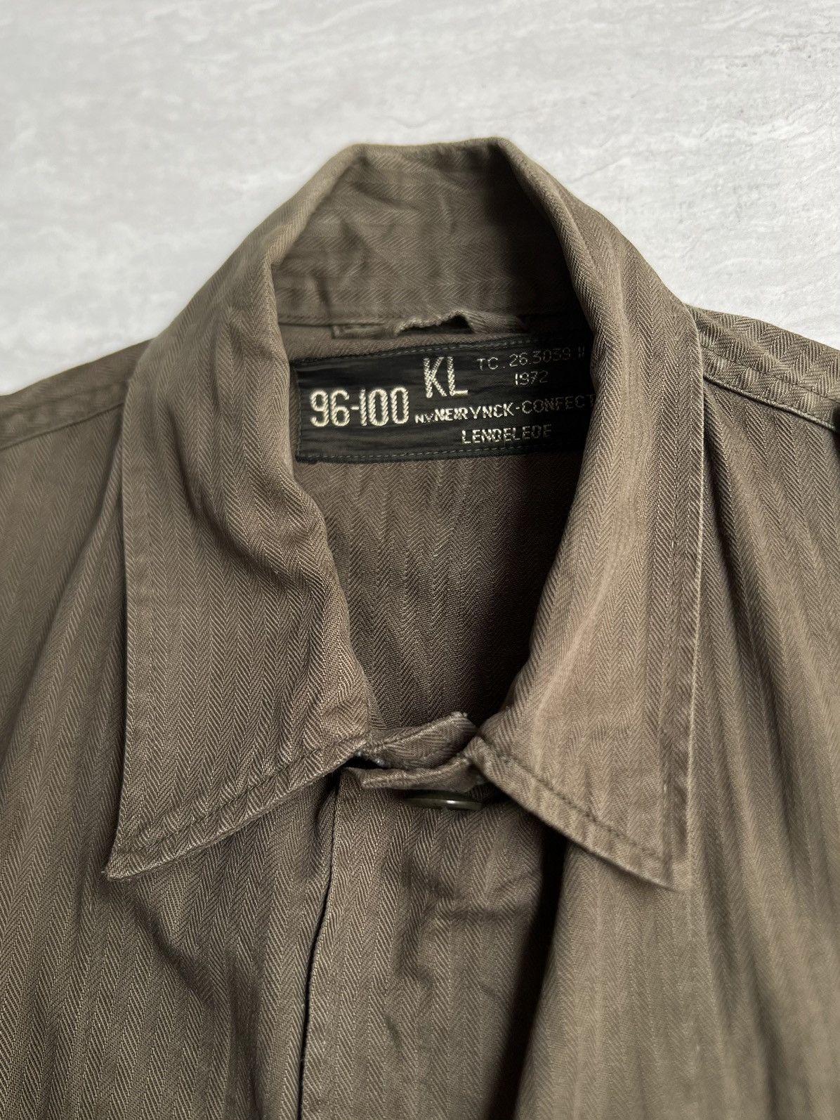 Vintage KL N.V. NEIR YNCK-CONFECTIE LENDELEDE Vest Army Military Size US L / EU 52-54 / 3 - 7 Thumbnail