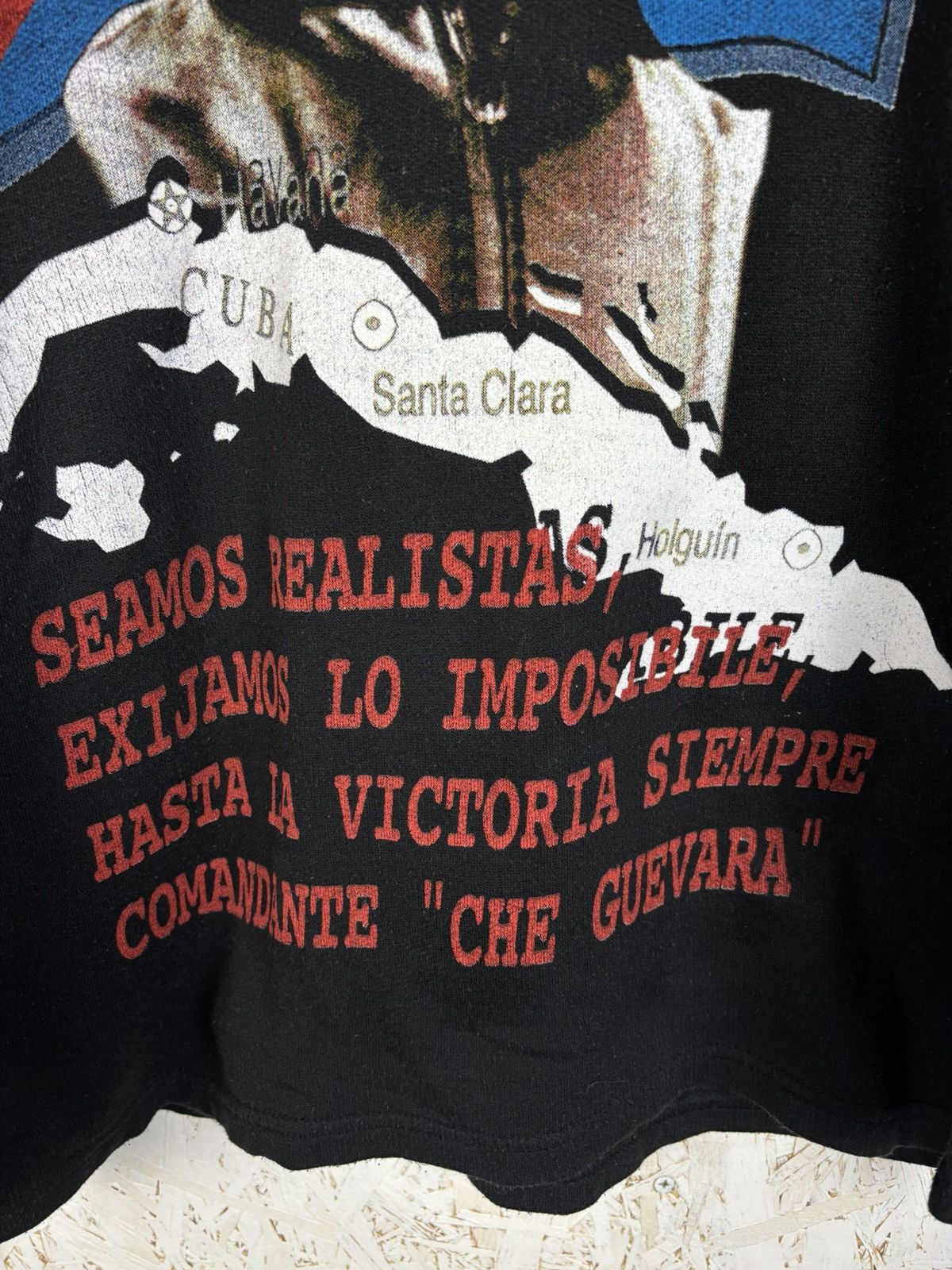 Vintage Vintage Che Gueavara Revolution Bootleg Hoodie Black S Size US S / EU 44-46 / 1 - 3 Thumbnail