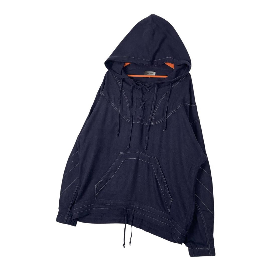 Isabel Marant Vintage Isabel Marant Boxy Style Pullover Hoodie Size XL Size US XL / EU 56 / 4 - 2 Thumbnail