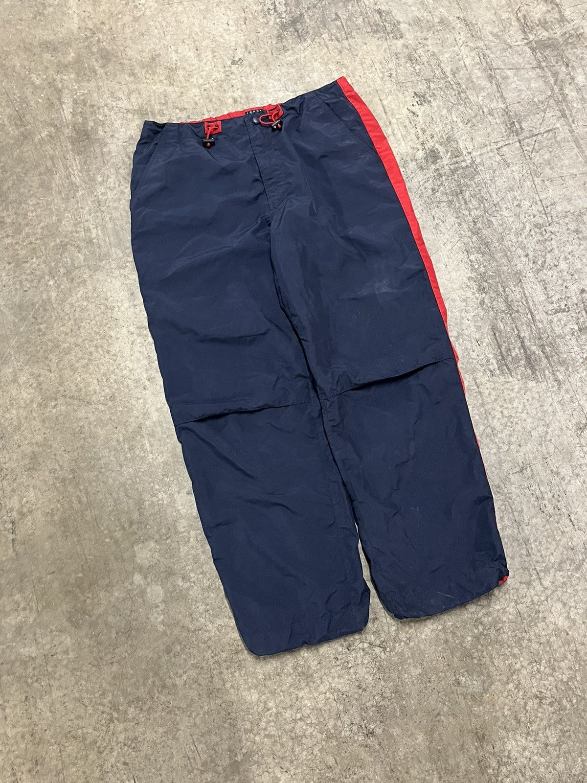 Tommy Hilfiger × Vintage Tommy Hilfiger vintage track pants baggy fit wide leg rare Size US 36 / EU 52 - 7 Thumbnail