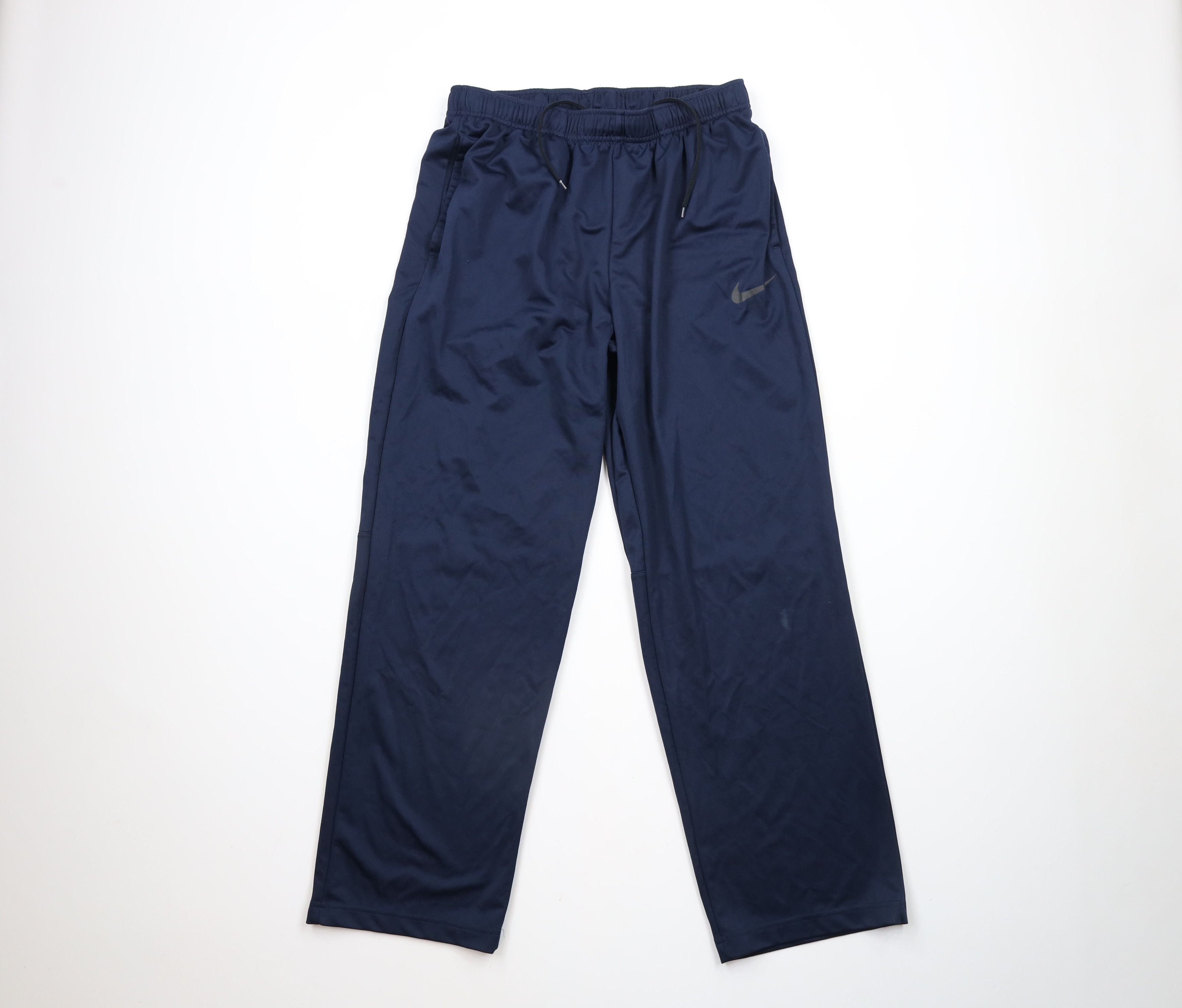 Nike Vintage Nike Scott Mini Swoosh Wide Leg Sweatpants Blue Size US 38 / EU 54 - 1 Thumbnail