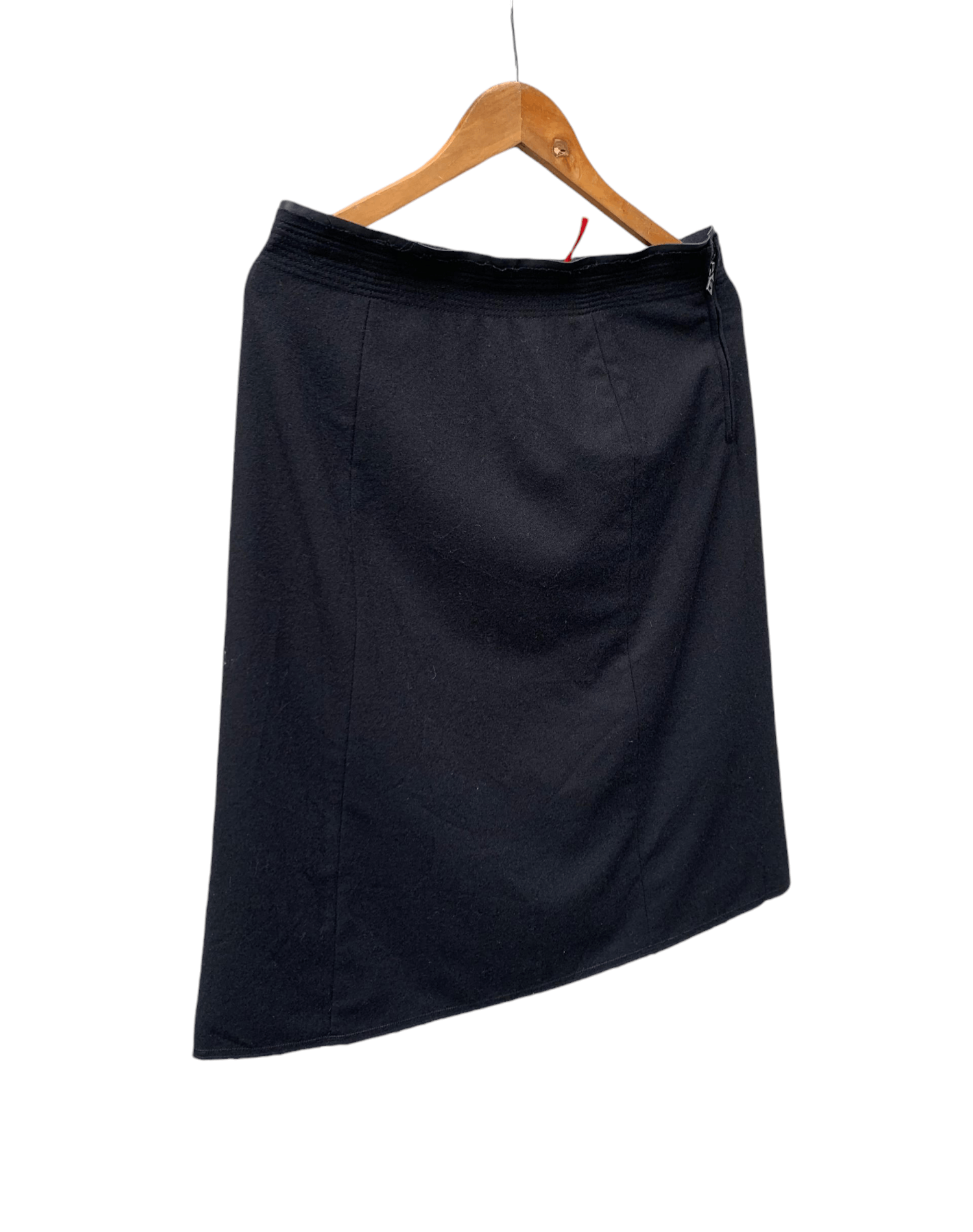 Prada Vintage PRADA Riri Zipper Wool Skirt Size 30" / US 8 / IT 44 - 4 Thumbnail