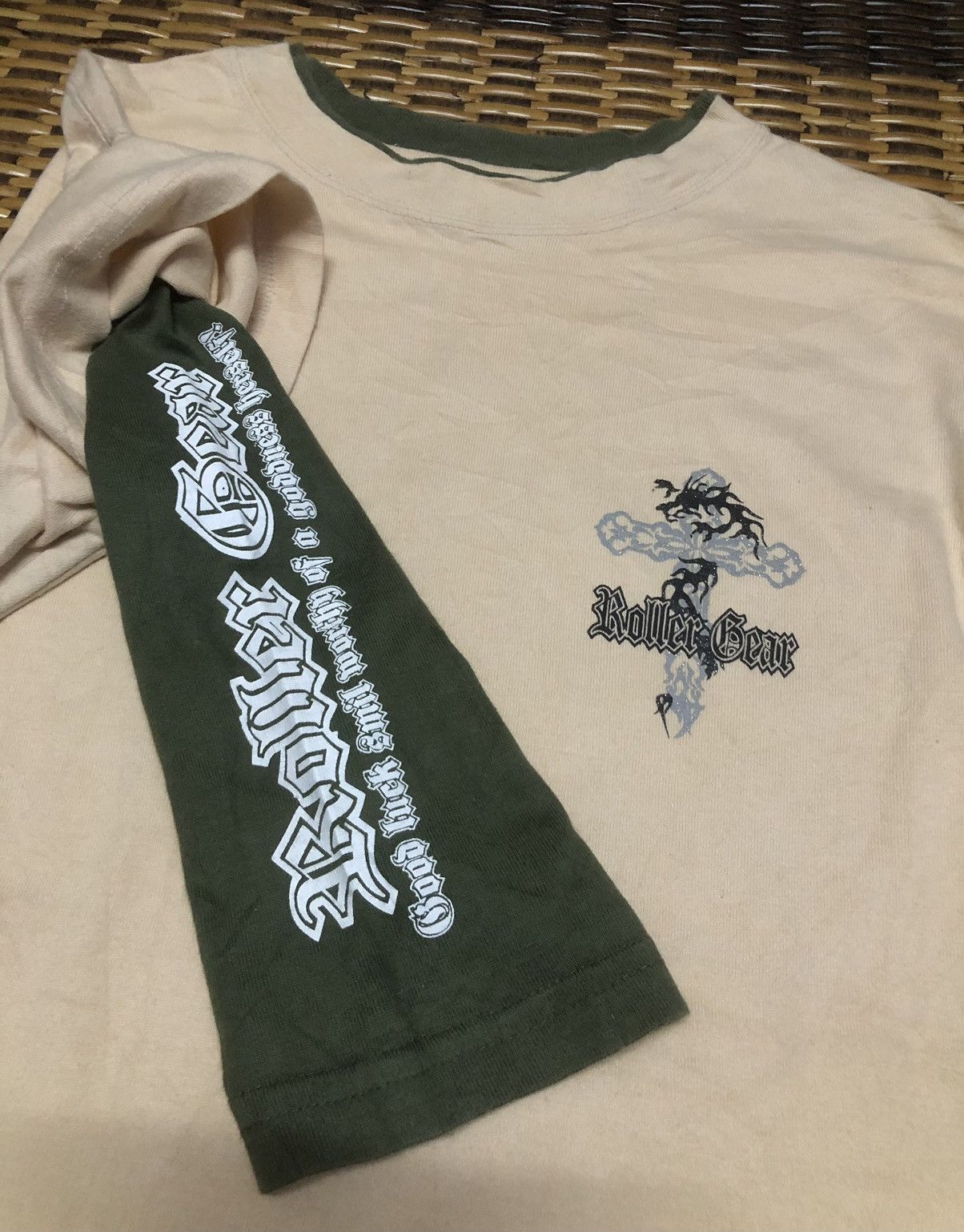Japanese Brand If Six Was Nine x Roller Gear Cross Logo Style 3q Tee Shirt Size US S / EU 44-46 / 1 - 14 Thumbnail
