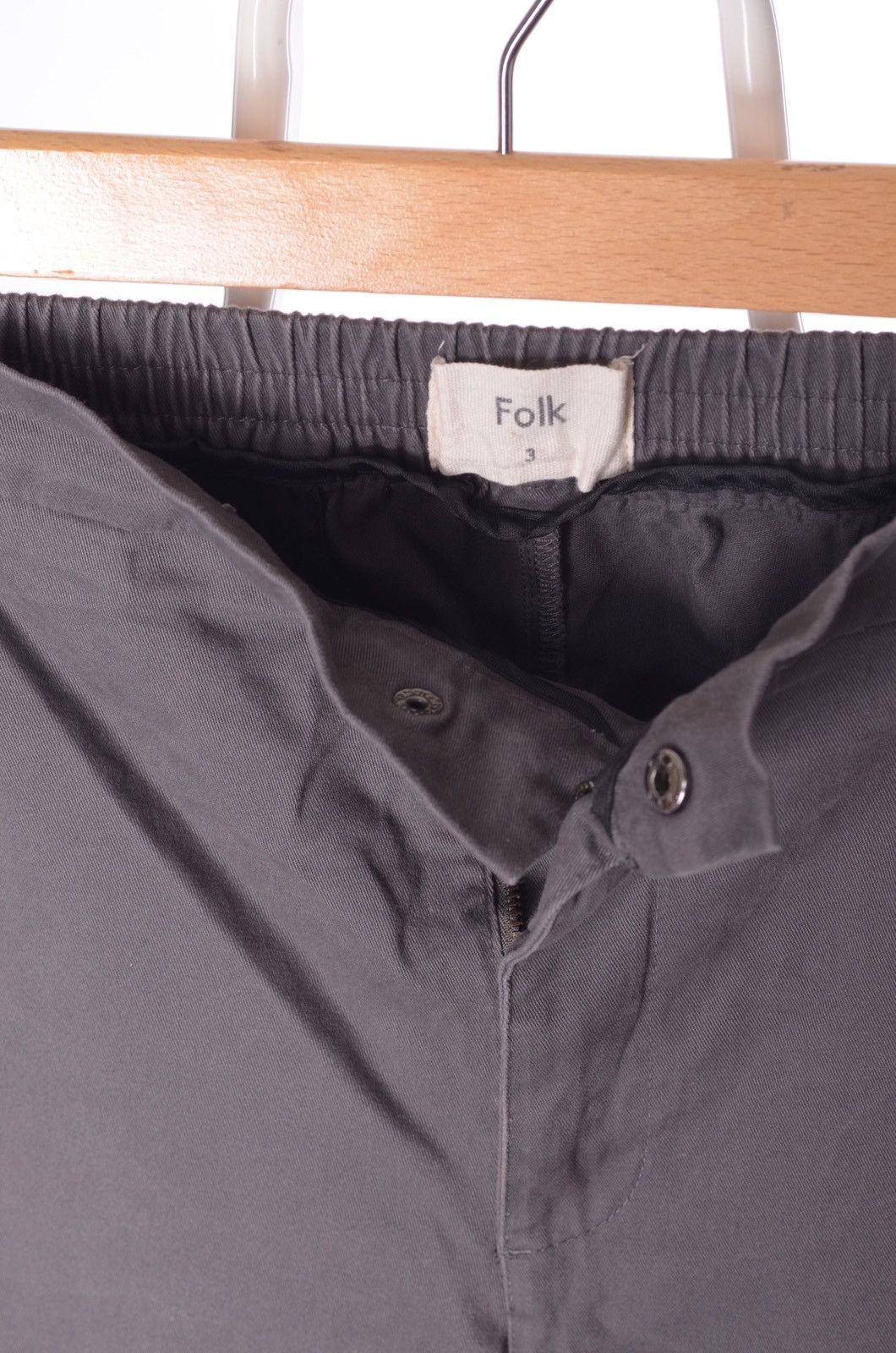 Folk Folk Cotton Grey Design Trouser cropped Pants Size US 32 / EU 48 - 4 Thumbnail