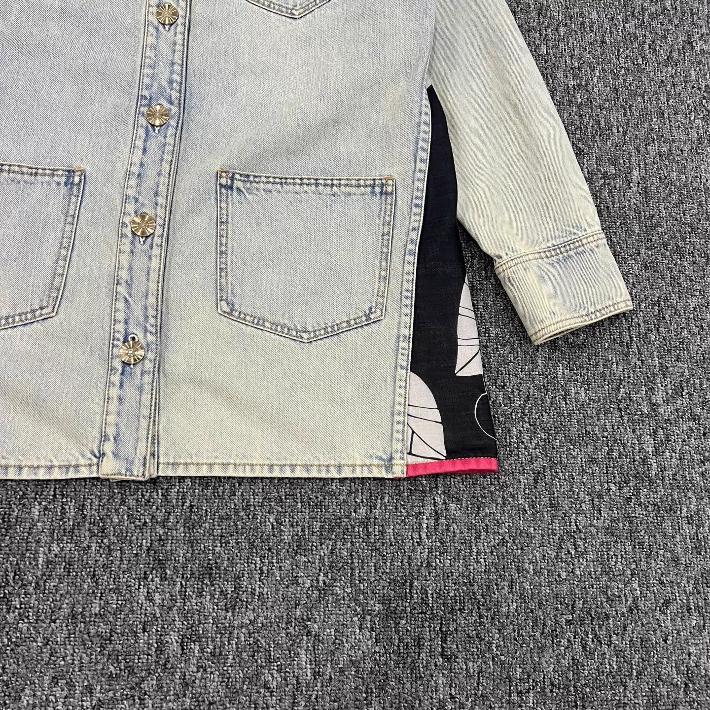 Chanel Chanel Paneled Washed Denim Jacket 40 98New CC&Flower Size M / US 6-8 / IT 42-44 - 4 Thumbnail