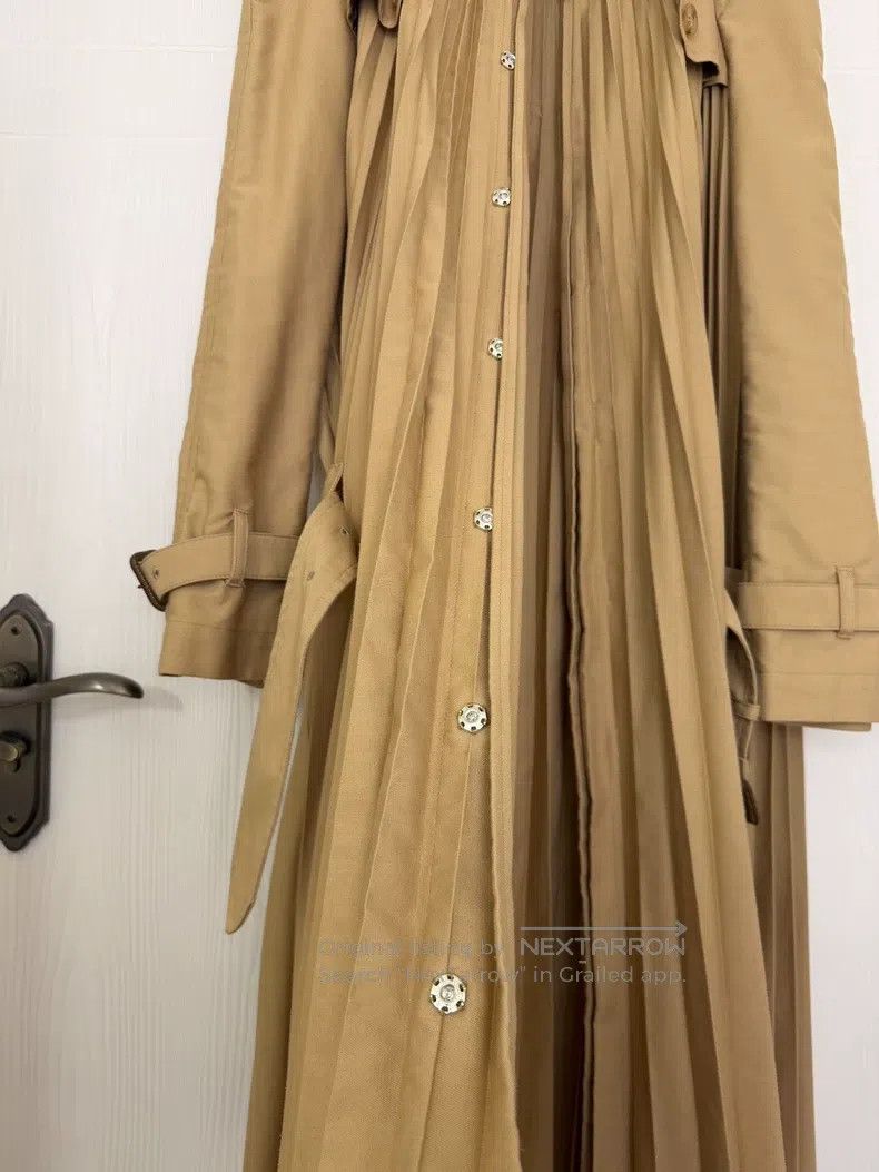Junya Watanabe Junya Watanabe Pleated Trench Coat Size S / US 4 / IT 40 - 5 Thumbnail