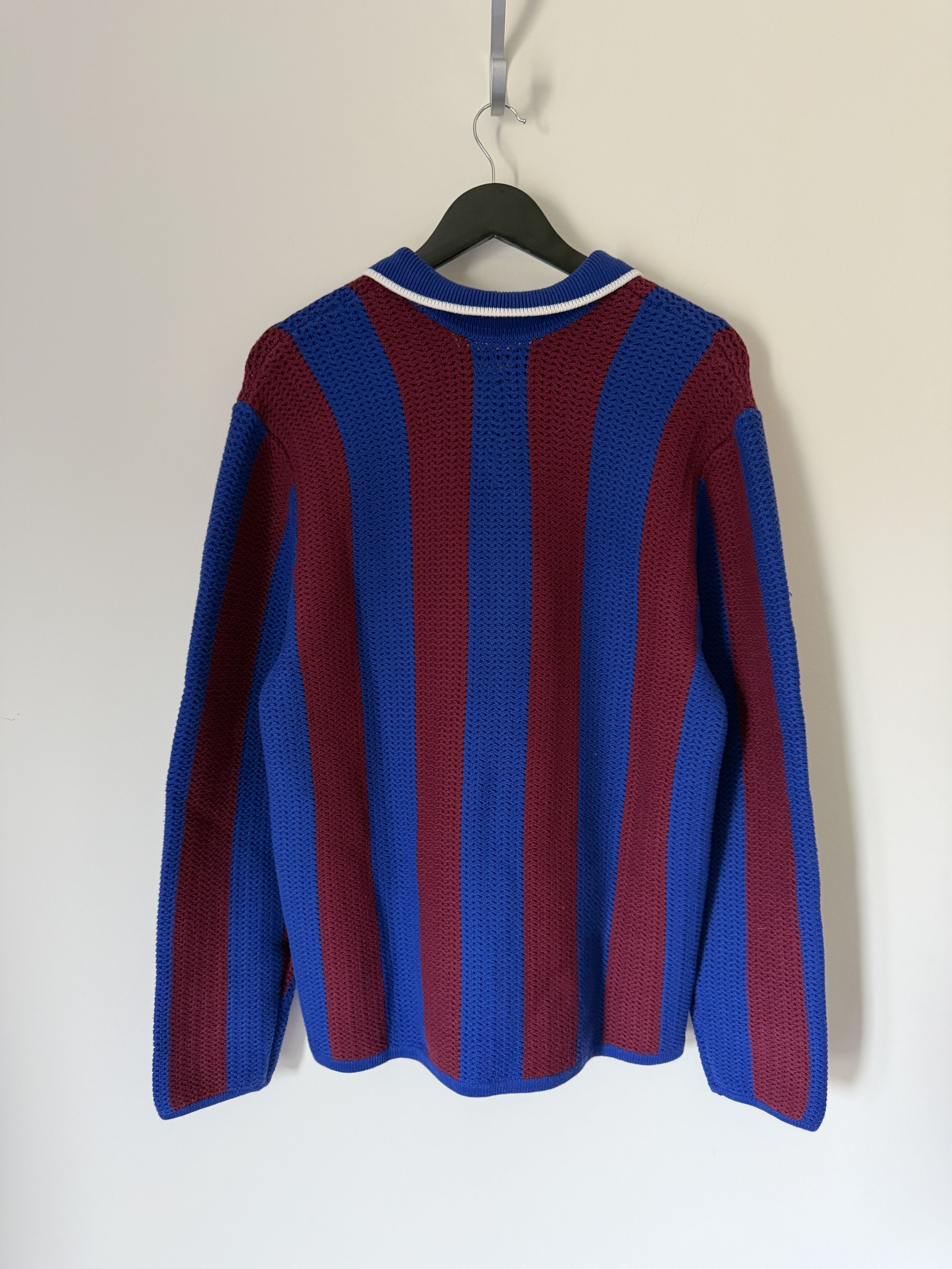 Aime Leon Dore Aime Leon Dore Knit Soccer Jersey in Merlot Red Size US M / EU 48-50 / 2 - 5 Thumbnail