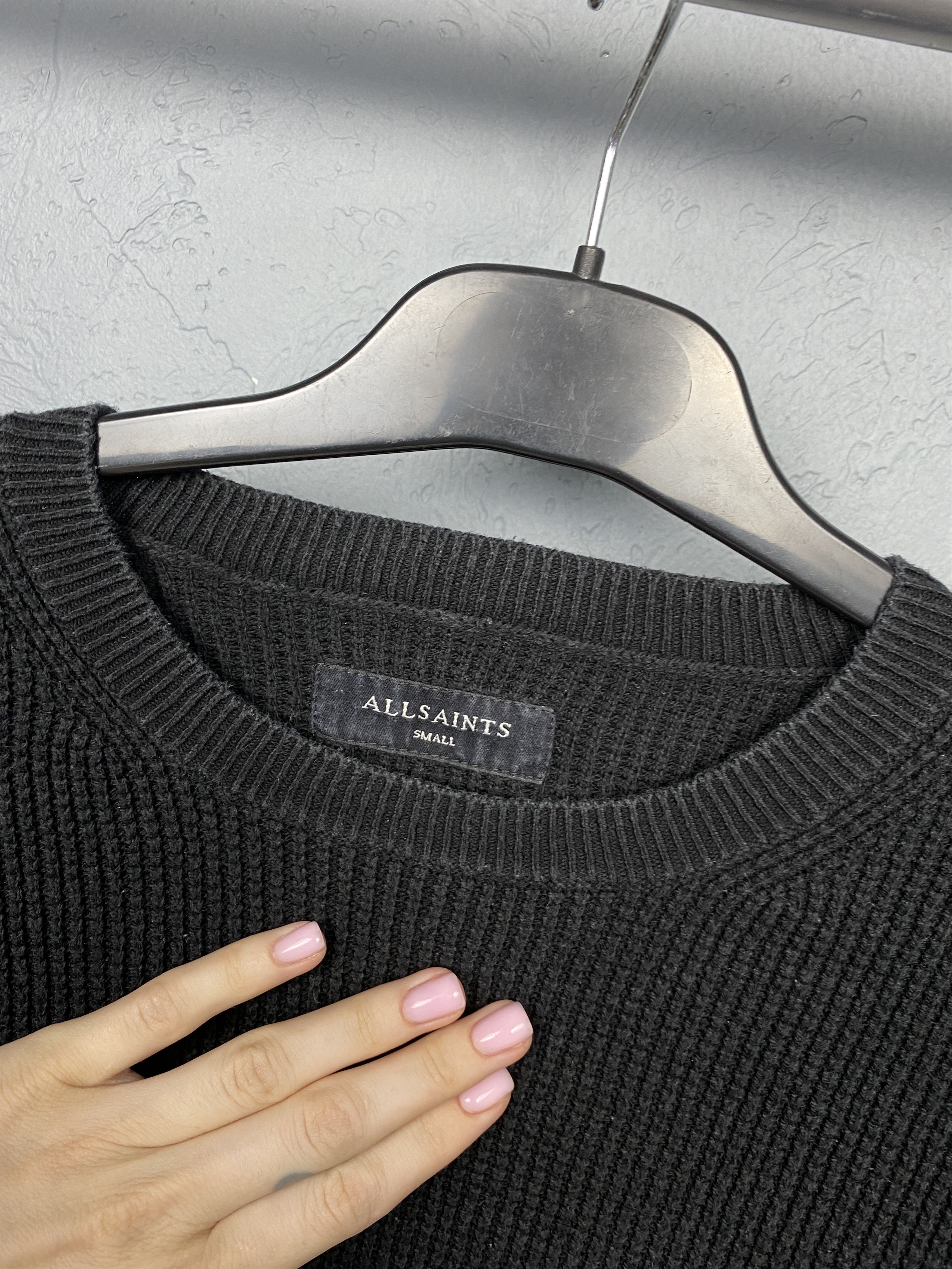 Allsaints Allsaints Vintage Mens Mert Knit Crew Neck Sweater Size US S / EU 44-46 / 1 - 4 Thumbnail