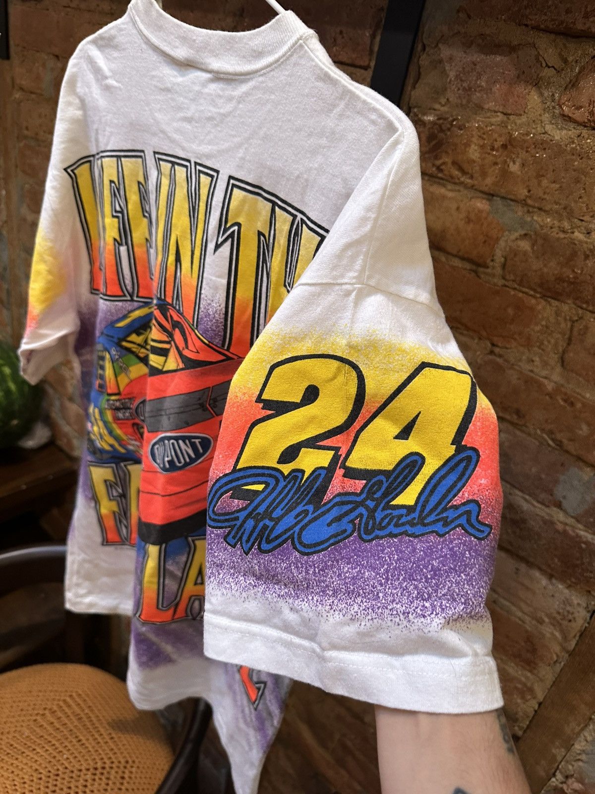 NASCAR 1995 Jeff Gordon NASCAR Vintage T shirt Size US M / EU 48-50 / 2 - 3 Thumbnail