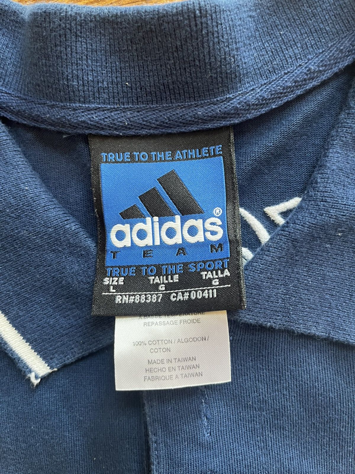 MLB Two-Tone Adidas NY Yankees Polo Shirt Size US L / EU 52-54 / 3 - 5 Thumbnail