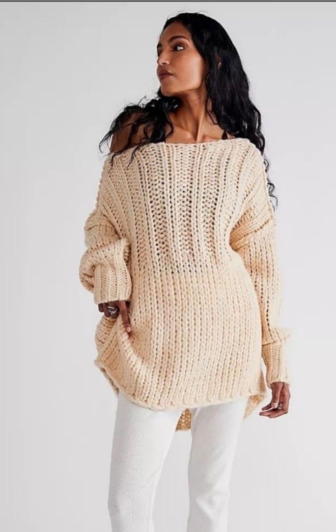 Free People Free People Be There All Over Knit Oversized Comfy Sweater Size S / US 4 / IT 40 - 13 Thumbnail