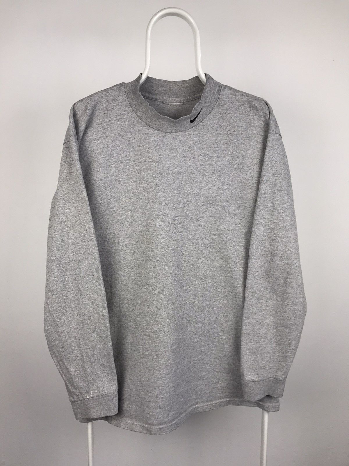 Nike × Vintage Vintage Nike Golf Turtleneck Sweatshirt Grey Y2K Size US L / EU 52-54 / 3 - 1 Thumbnail