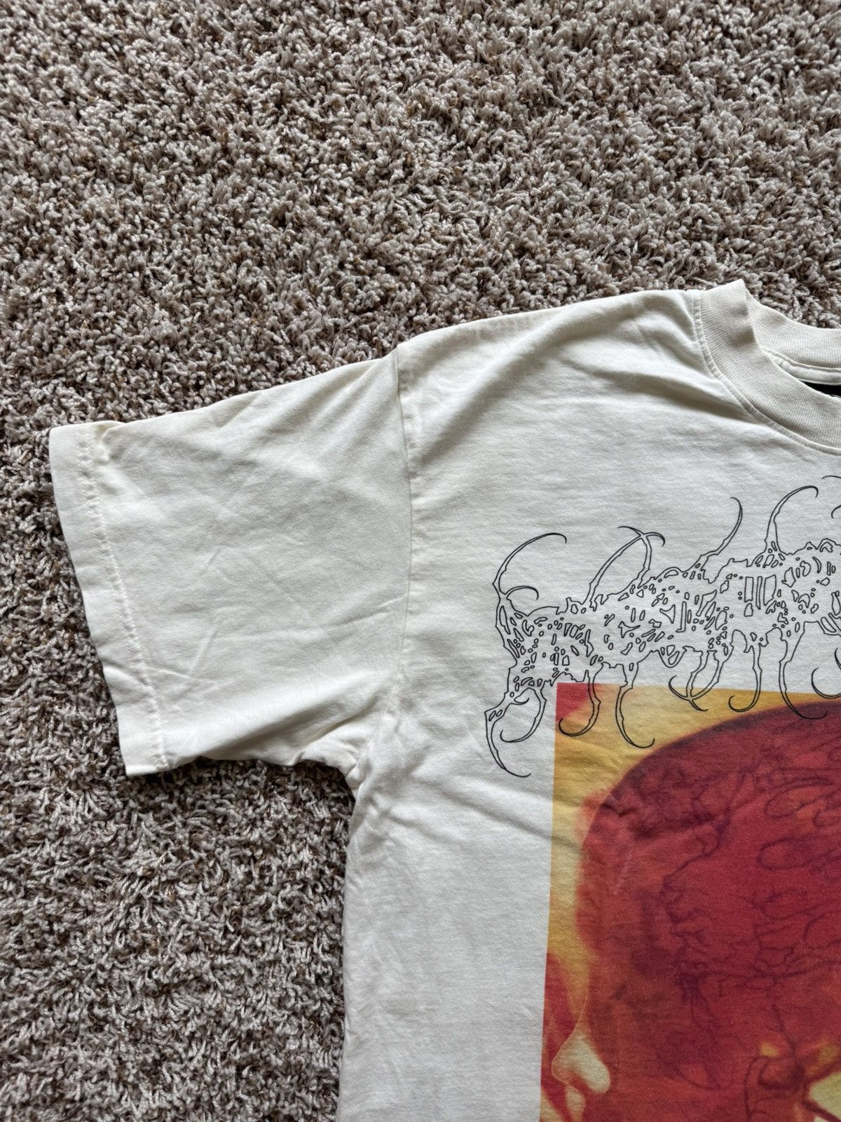 HELLSTAR Hellstar Blood Scan Tee Shirt White Size US M / EU 48-50 / 2 - 3 Thumbnail
