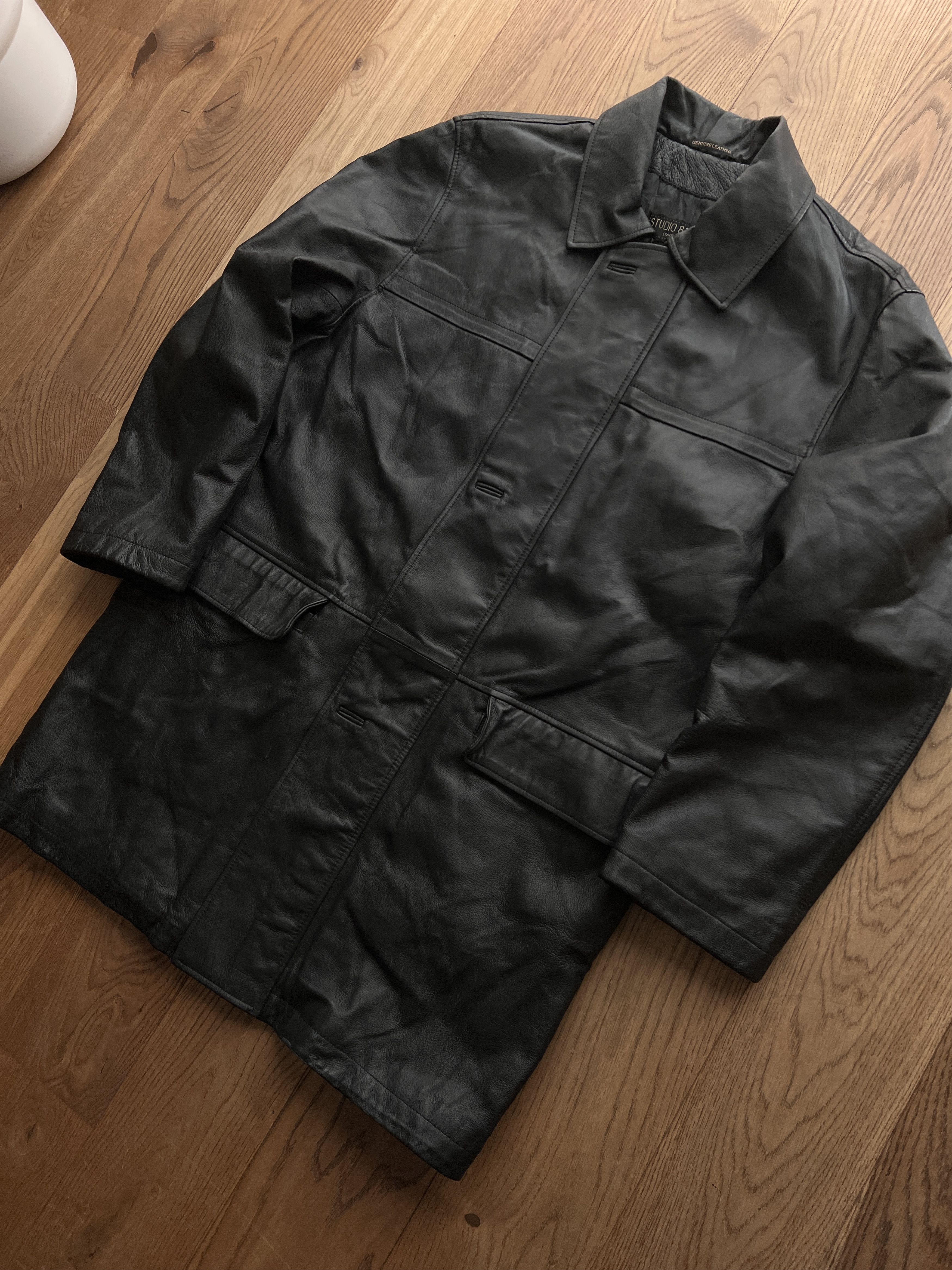 If Six Was Nine 14th Addiction Yohji Yamamoto style leather jacket LGB coat Size US XL / EU 56 / 4 - 21 Thumbnail