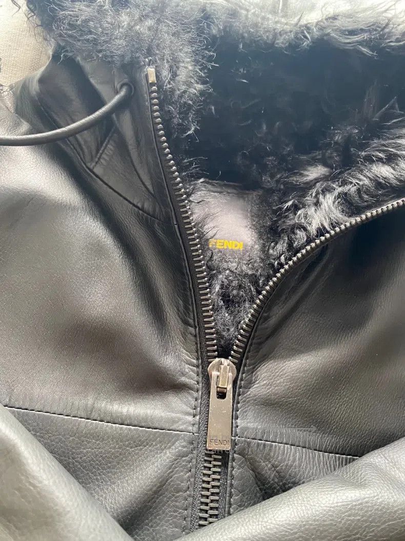 Fendi Fendi Shearling Jacket, outer layer lamb leather, inner la Size US M / EU 48-50 / 2 - 7 Thumbnail