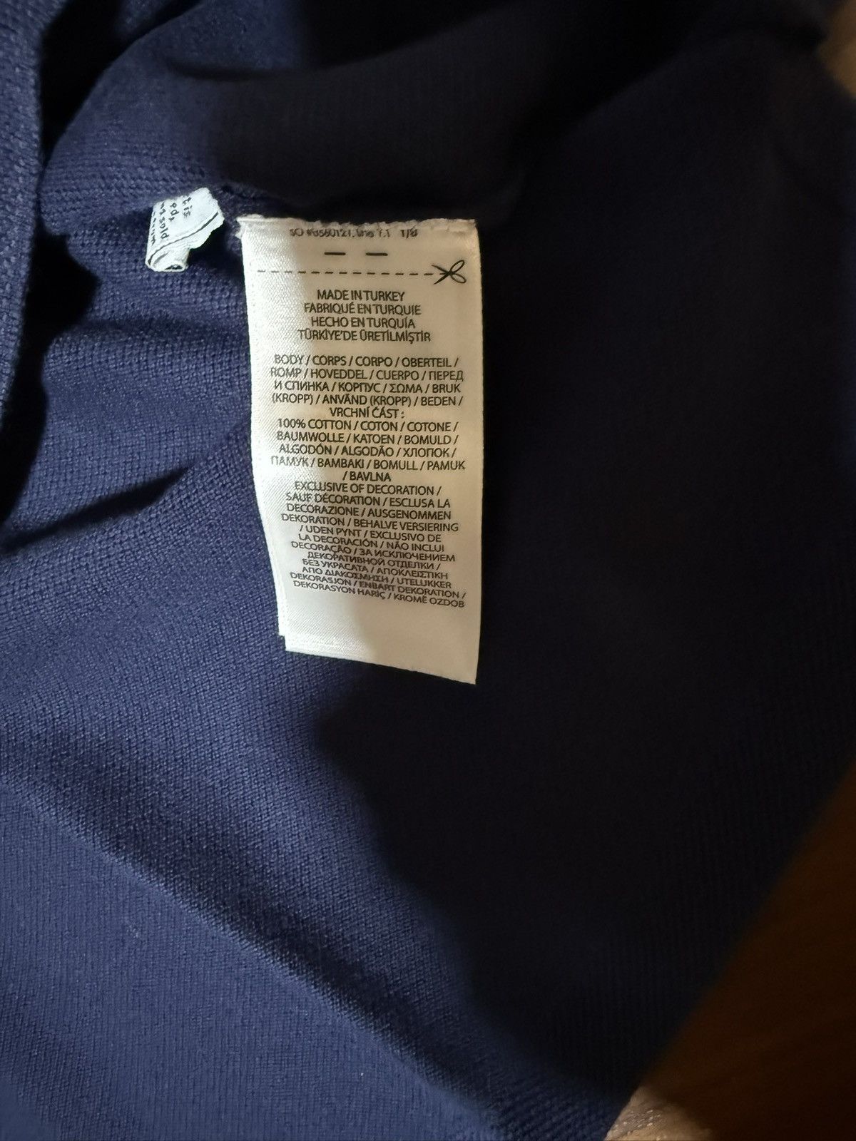 Polo Ralph Lauren Polo Ralph Lauren Wimbledon Cotton Polo-Collar Sweater Navy Size US XL / EU 56 / 4 - 7 Thumbnail
