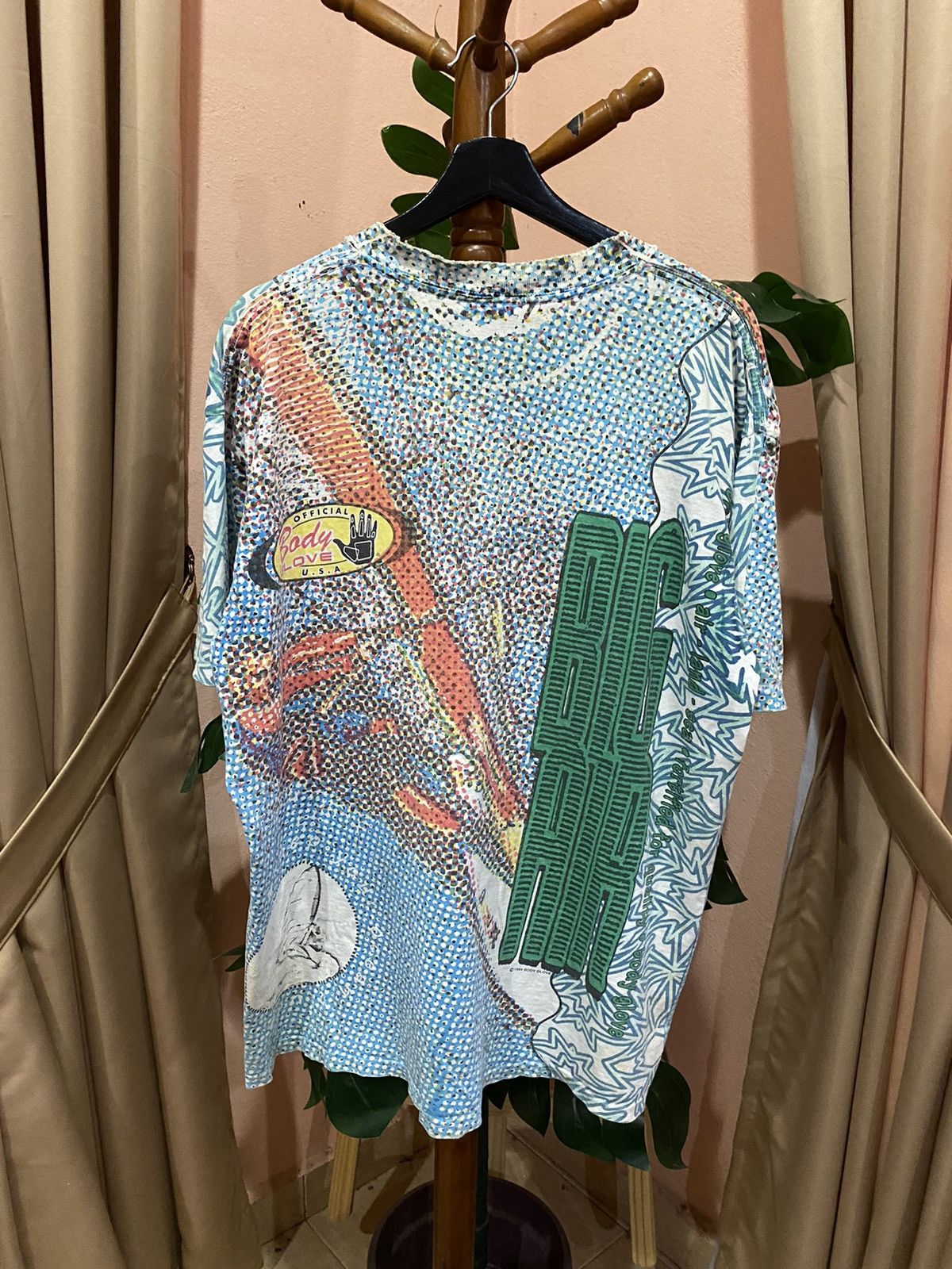 Body Glove VINTAGE 90S BODY GLOVE BIG AIR ALL OVER PRINT SHIRT Size US L / EU 52-54 / 3 - 13 Thumbnail