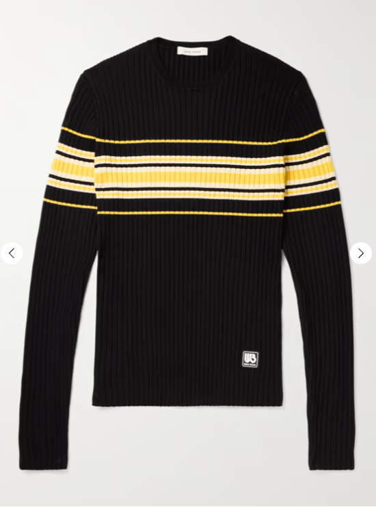 Wales Bonner BNWT AW23 WALES BONNER WOOL AND LYCRA KNIT SWEATER S Size US S / EU 44-46 / 1 - 11 Thumbnail