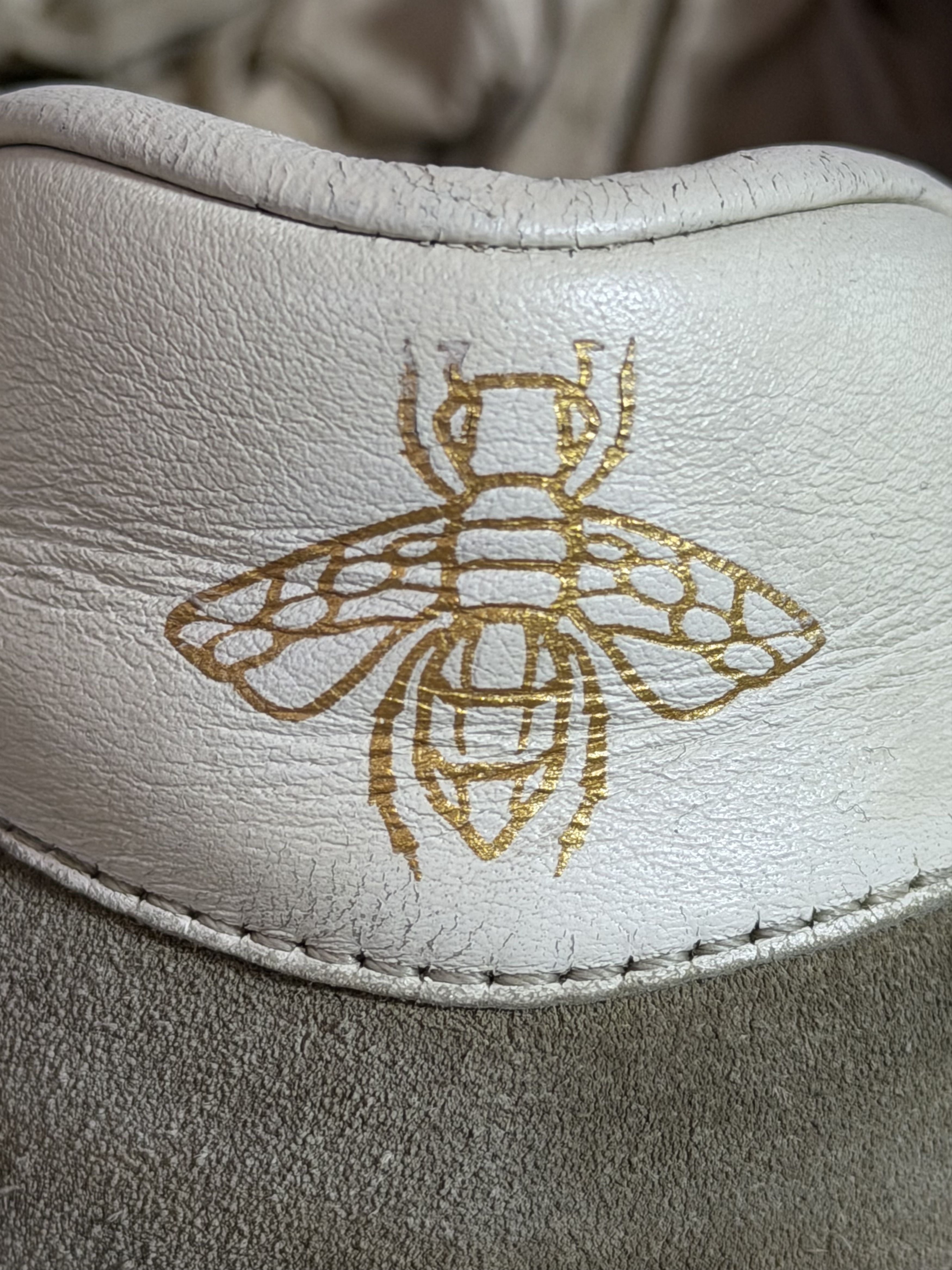 Gucci GUCCI G74 Yellow Leather Web Low Oatmeal Sneakers Size US 10.5 / EU 43-44 - 8 Thumbnail