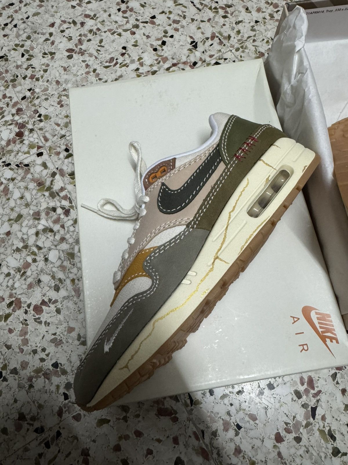 Nike Nike Air Max 1 Premium Wabi Sabi Size US 9.5 / EU 42-43 - 7 Thumbnail