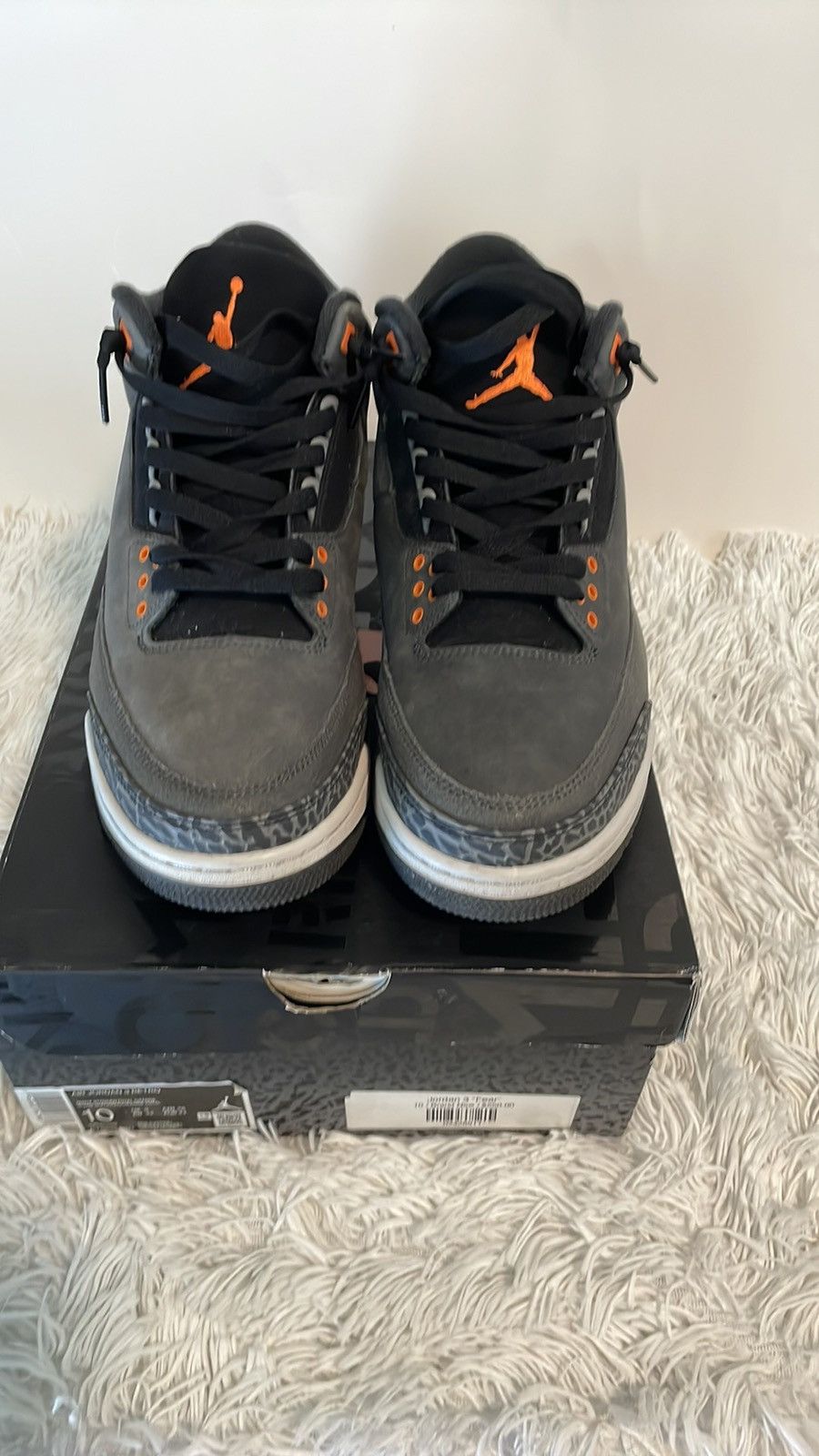 Jordan Brand 2023 Nike Air Jordan 3 Retro Fear Pack single Size US 10 / EU 43 - 6 Thumbnail