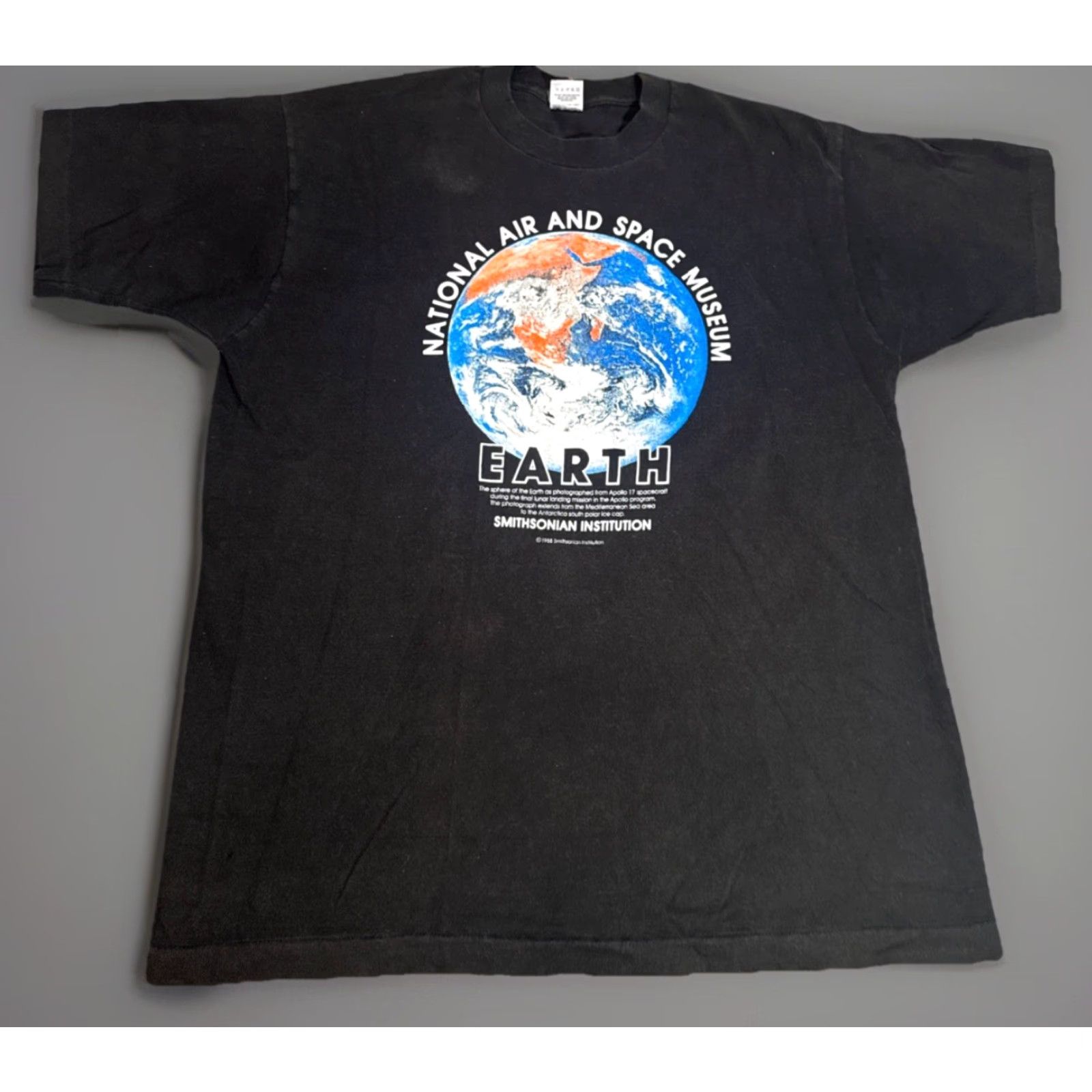 Fruit Of The Loom VINTAGE Smithsonian Air & Space Museum 1993 Clinton Gore Inaugural Ball T-Shirt XL Men Black Space Fruit of the Loom Size US XL / EU 56 / 4 - 2 Thumbnail