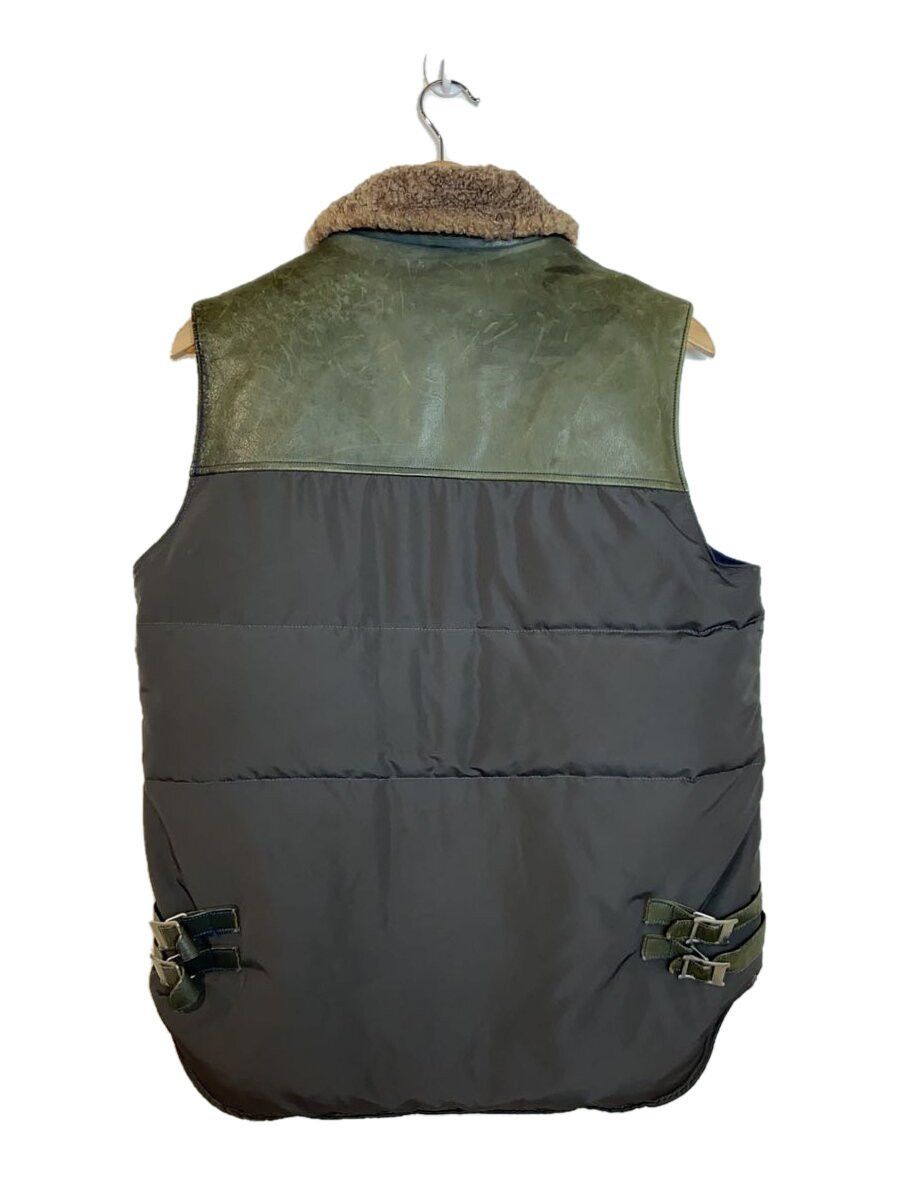 Undercover AW08 "Unreal Real Clothes" Leather Down Vest Size US M / EU 48-50 / 2 - 2 Thumbnail
