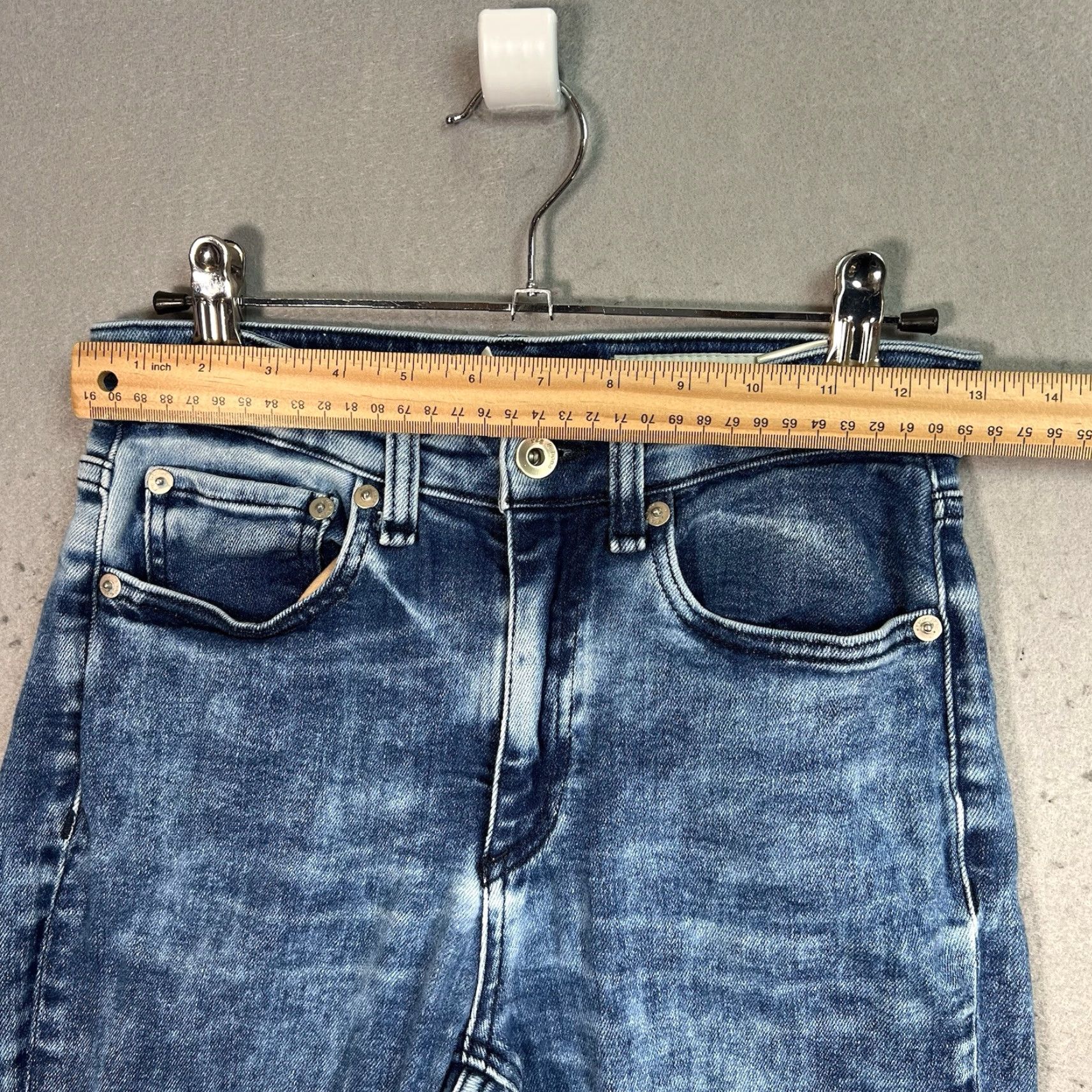 Rag & Bone rag & bone Jeans Women’s Nina High Rise Ankle Skinny Denim Acid Wash 24x26 26 24X26 Size 42" / US 20 - 3 Thumbnail