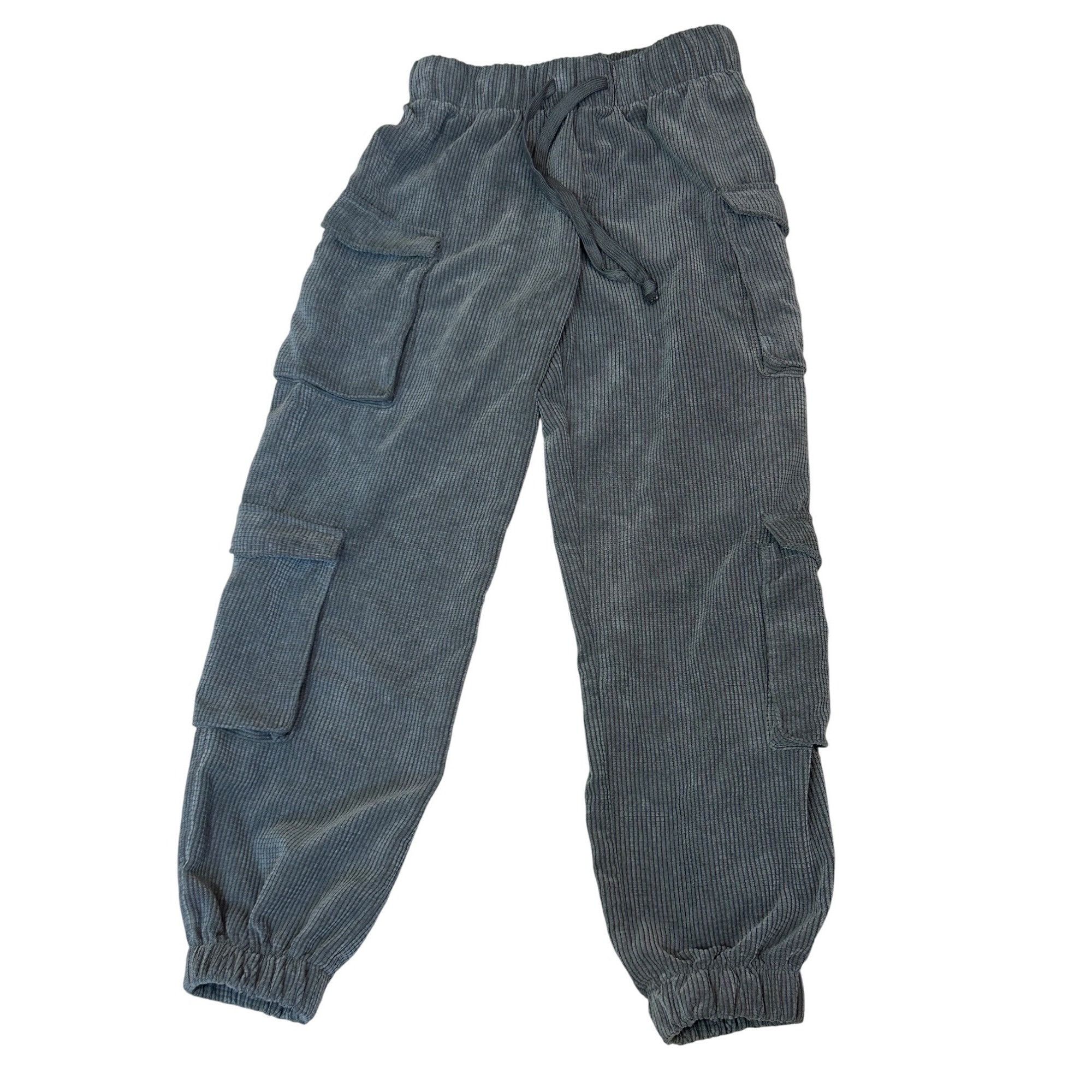 Forever 21 Forever 21 Women Grey Cargo Pants M Joggers Pull on Solid C Size 27" / US 4 / IT 40 - 12 Thumbnail