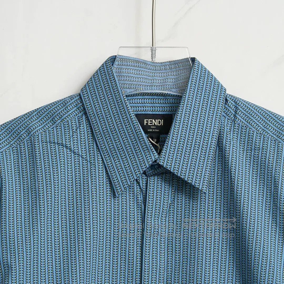 Fendi Fendi Men's All-over Print Long-sleeve Shirt. Size US M / EU 48-50 / 2 - 2 Thumbnail