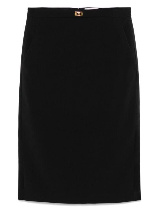 Elisabetta Franchi ELISABETTA FRANCHI Women Mid Skirts GO09953E2 110 Black Size 26" / US 2 / IT 38 - 1 Thumbnail