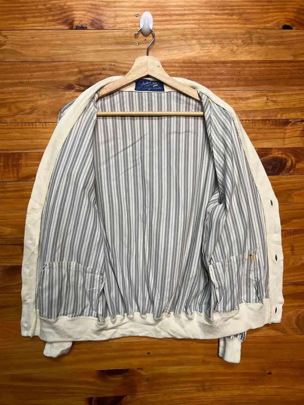 Other Vintage 80s John Miller Stripe Holligan Cardigan Skapunk Size US M / EU 48-50 / 2 - 7 Thumbnail