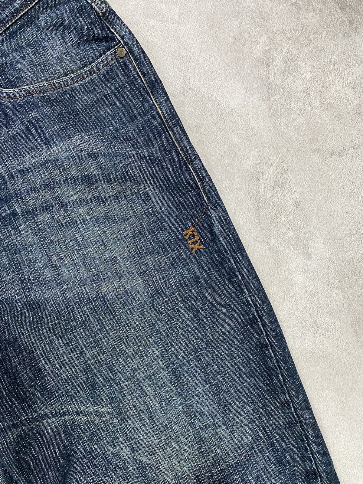 Japanese Brand × Vintage Vintage Jeans K1X Distressed flared denim japan style 36 Size US 36 / EU 52 - 4 Thumbnail