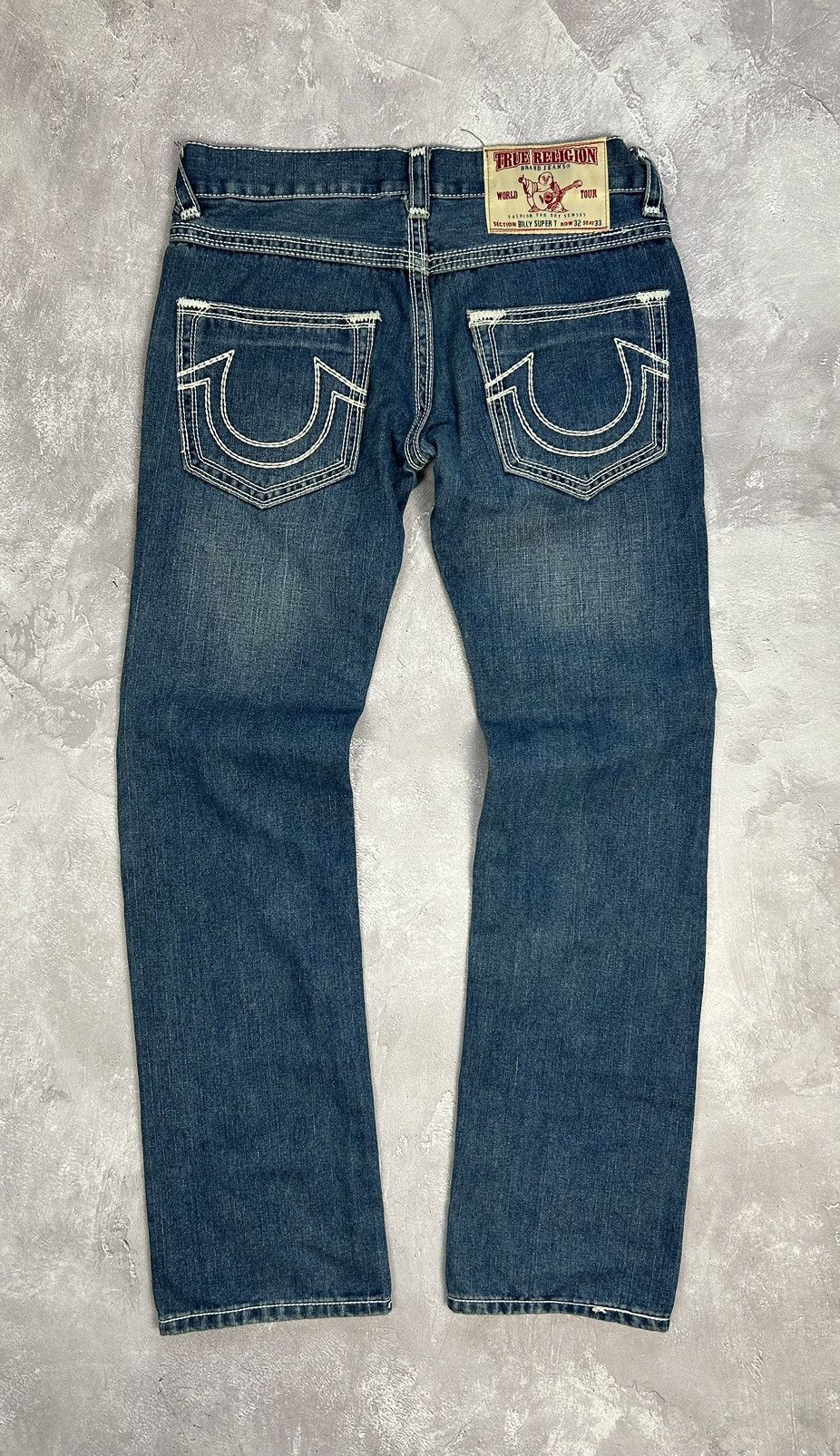 True Religion × Vintage True Religion Billy Super T Denim Blue Jeans Size W32 L33 Size US 32 / EU 48 - 5 Thumbnail
