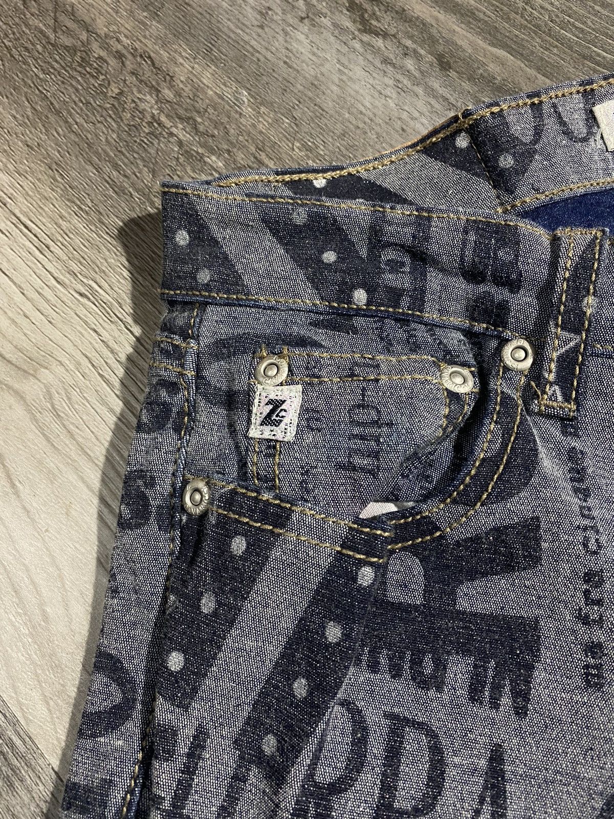 Vintage Z. Cavaricci Vintage AOP Boot Cut Denim Jeans Size 29" - 5 Thumbnail