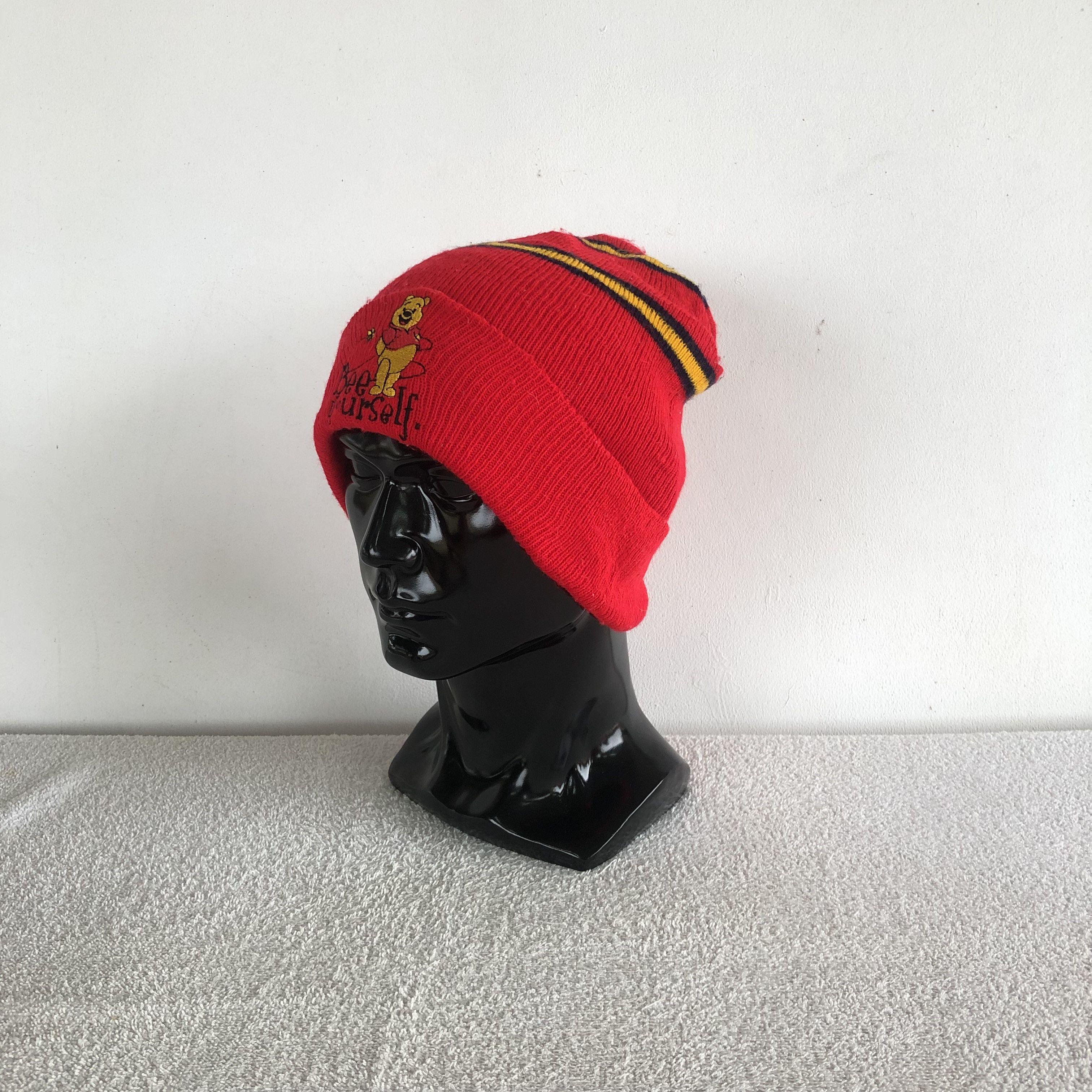 Disney Vintage 90s Pooh Disney Beanie Cartoon Snow Caps Hats Size ONE SIZE - 1 Thumbnail