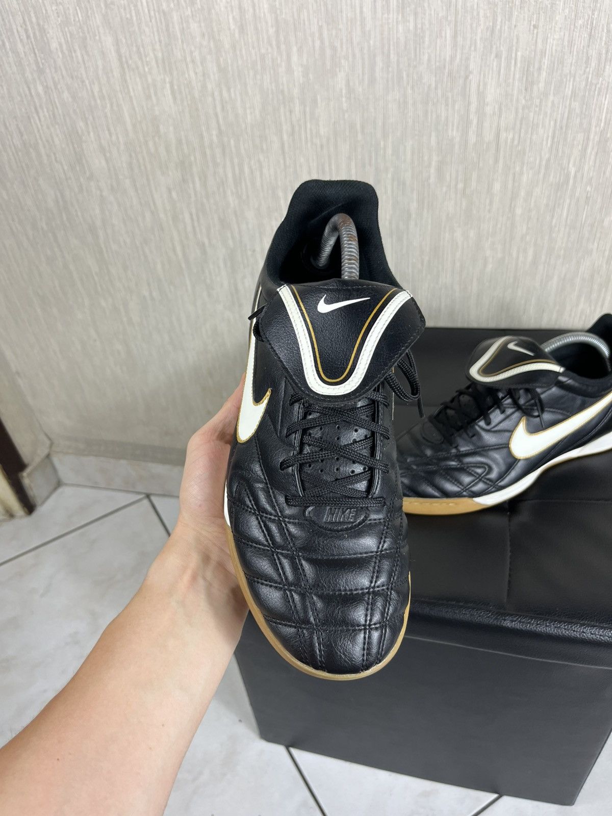 Nike × Vintage Vintage Nike Tiempo y2k soccer shoes Ronaldinho bloke core Size US 9.5 / EU 42-43 - 5 Thumbnail