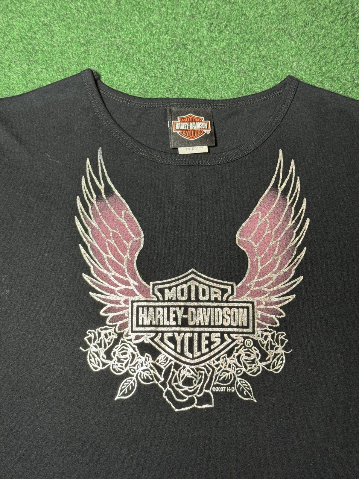 Harley Davidson Harley Davidson Vintage Short Sleeve M Biker Black T Shirt Size M / US 6-8 / IT 42-44 - 2 Thumbnail