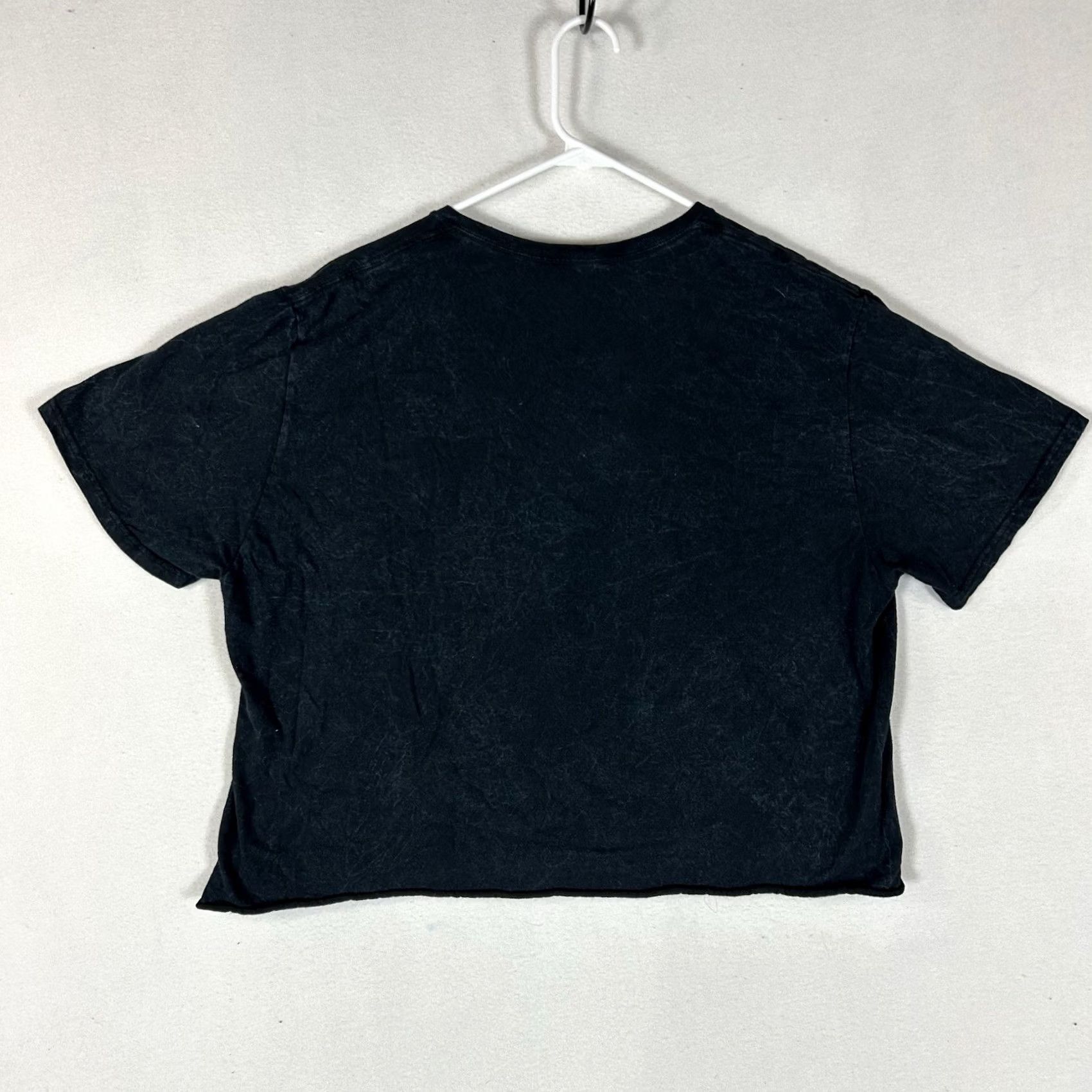 Pinko Vogue Corvette Graphic Crop Top T-shirt Women's XL Black Pink Purple Short Sleeve Tee Size XL / US 12-14 / IT 48-50 - 4 Thumbnail