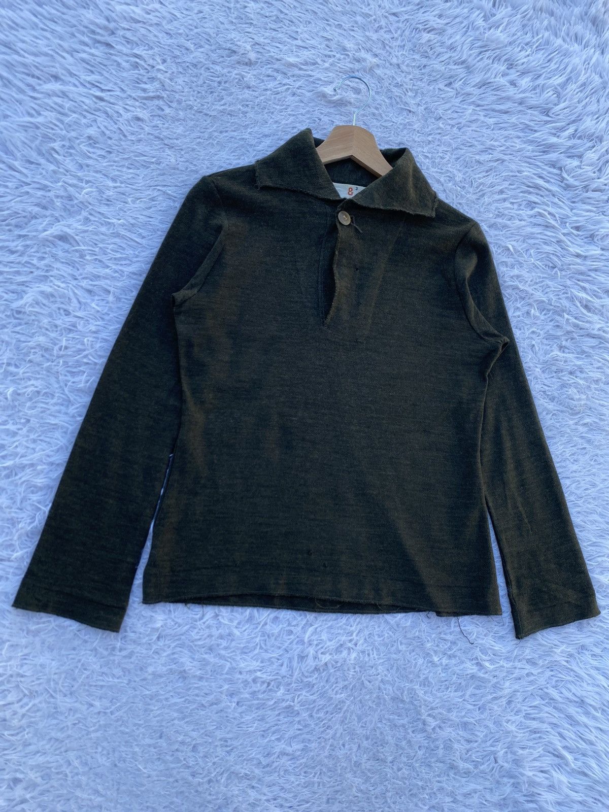 45rpm Rare Vintage 45rpm Japanese Brand Longsleeve Polo Tshirt Size S / US 4 / IT 40 - 2 Thumbnail